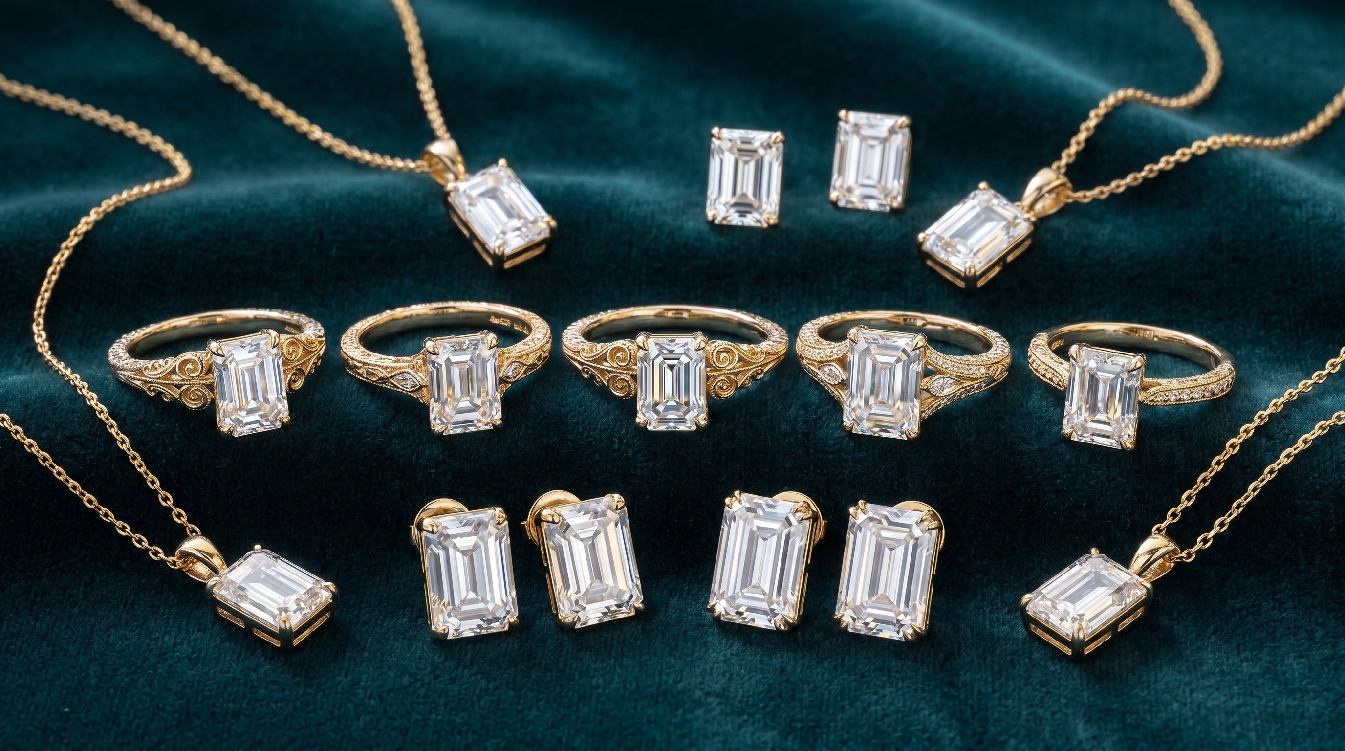 antique emerald cut diamond - hero image