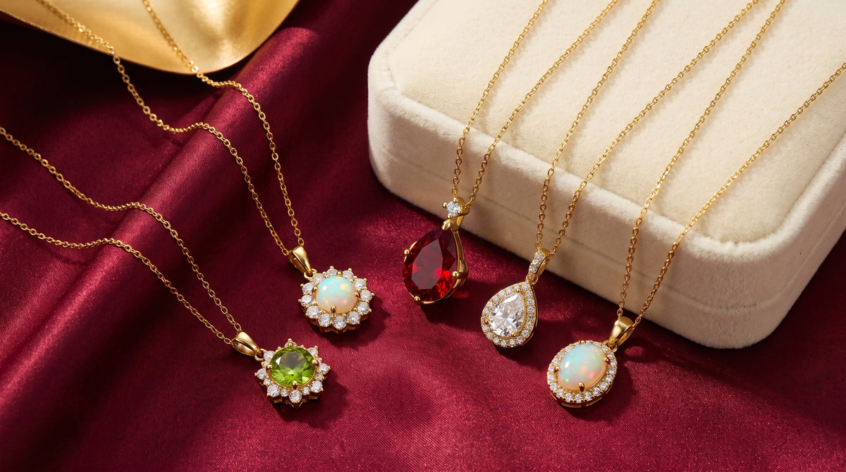 granddaughter necklace gold editorial image