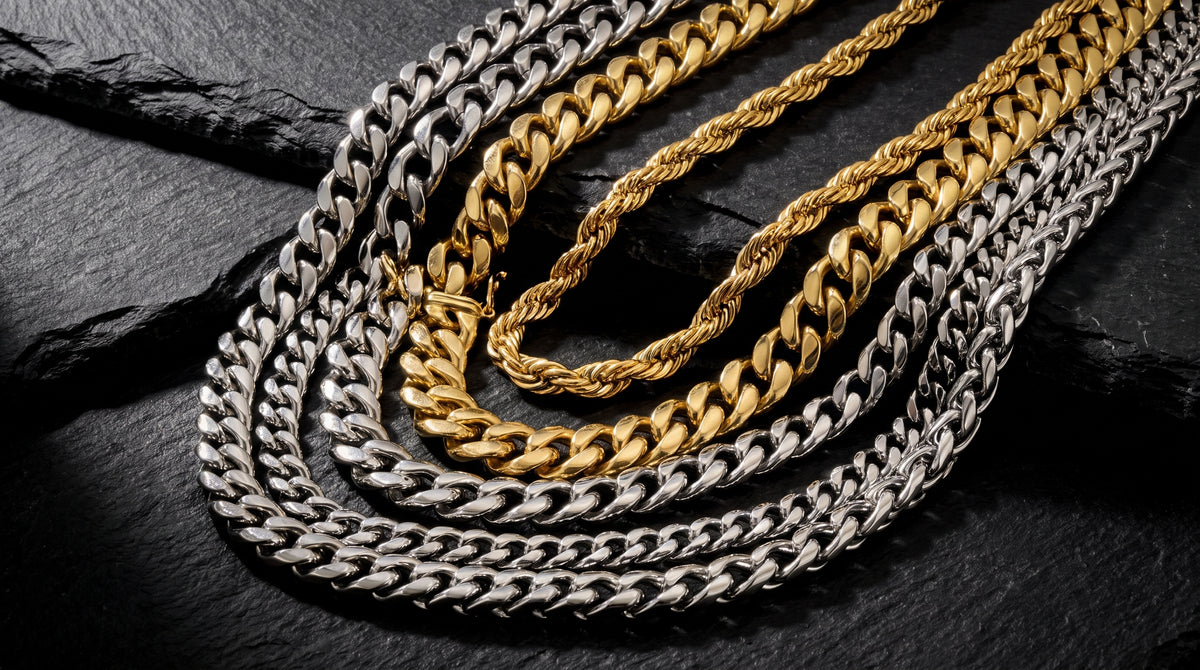 men's chains editorial image