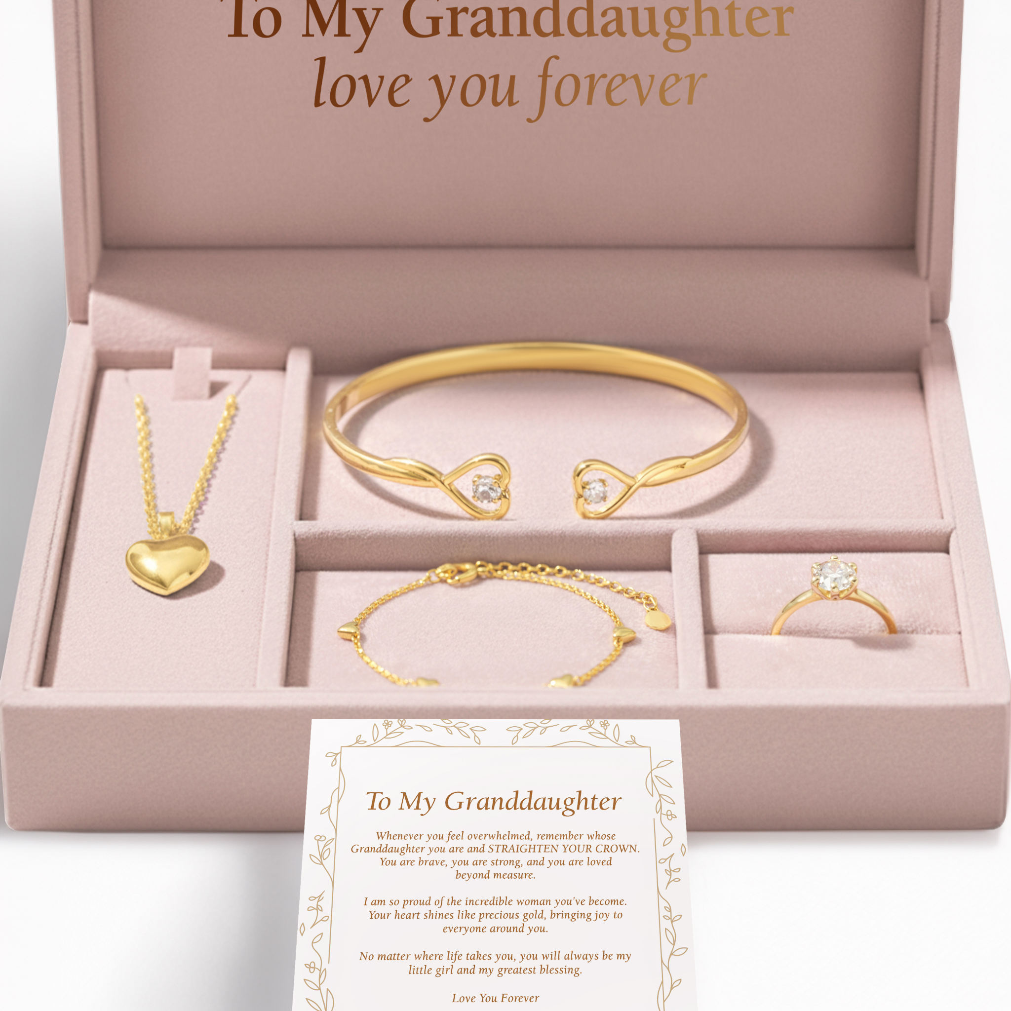 To My Granddaughter - Gold - View 3