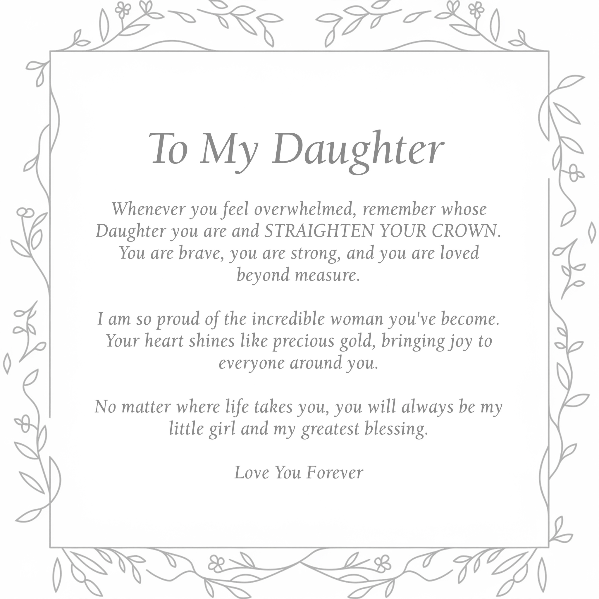 To My Daughter | Eternal Heart Gift Bundle - View 4