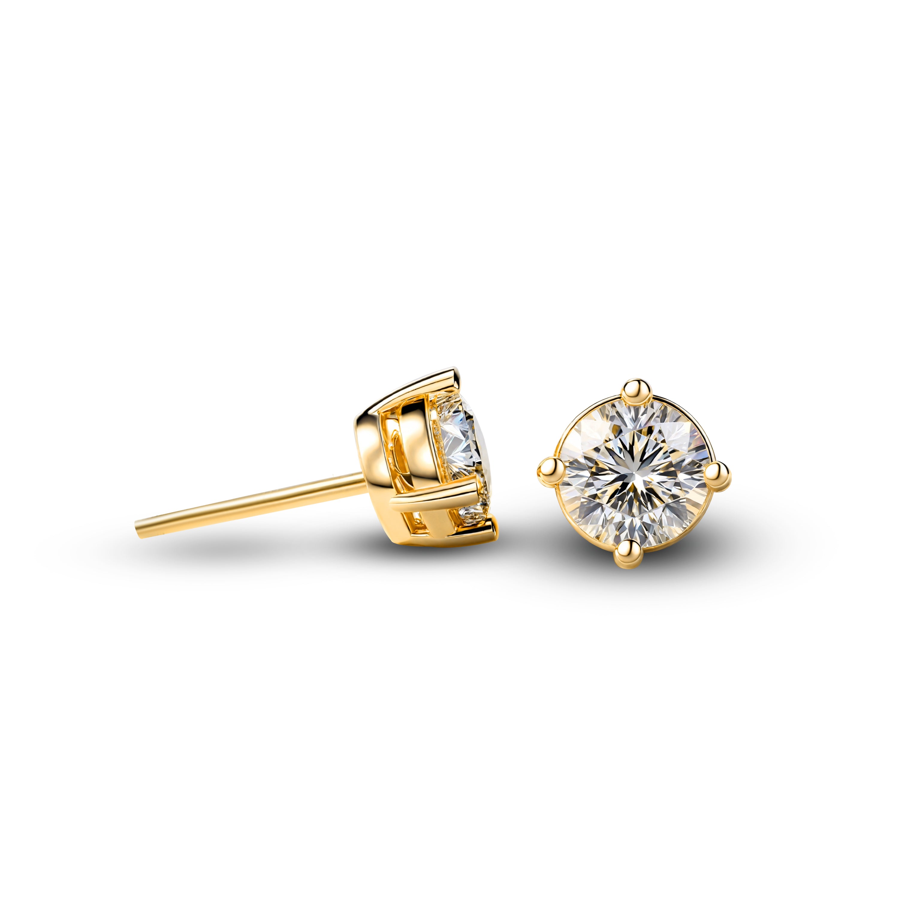 Beatrice Moissanite Earrings - Gold
ベアトリス モアッサナイト ピアス - ゴールド