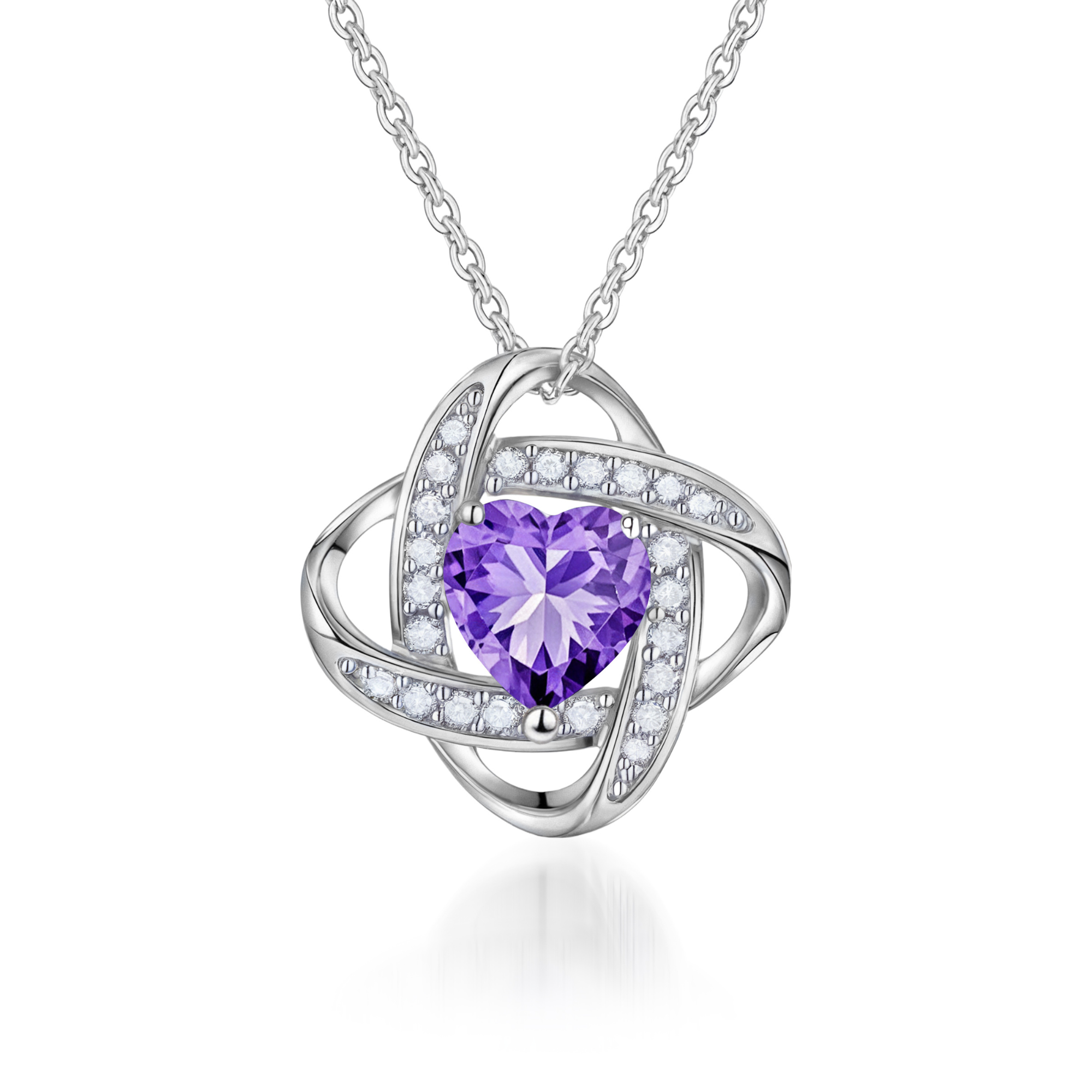 丁寧に作られた愛の絆 バースストーンネックレス