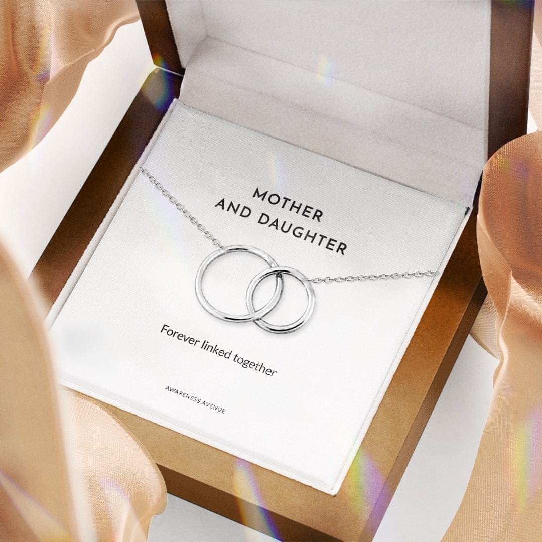母 & 娘 | 永遠に繋がる | S925 サークルネックレス