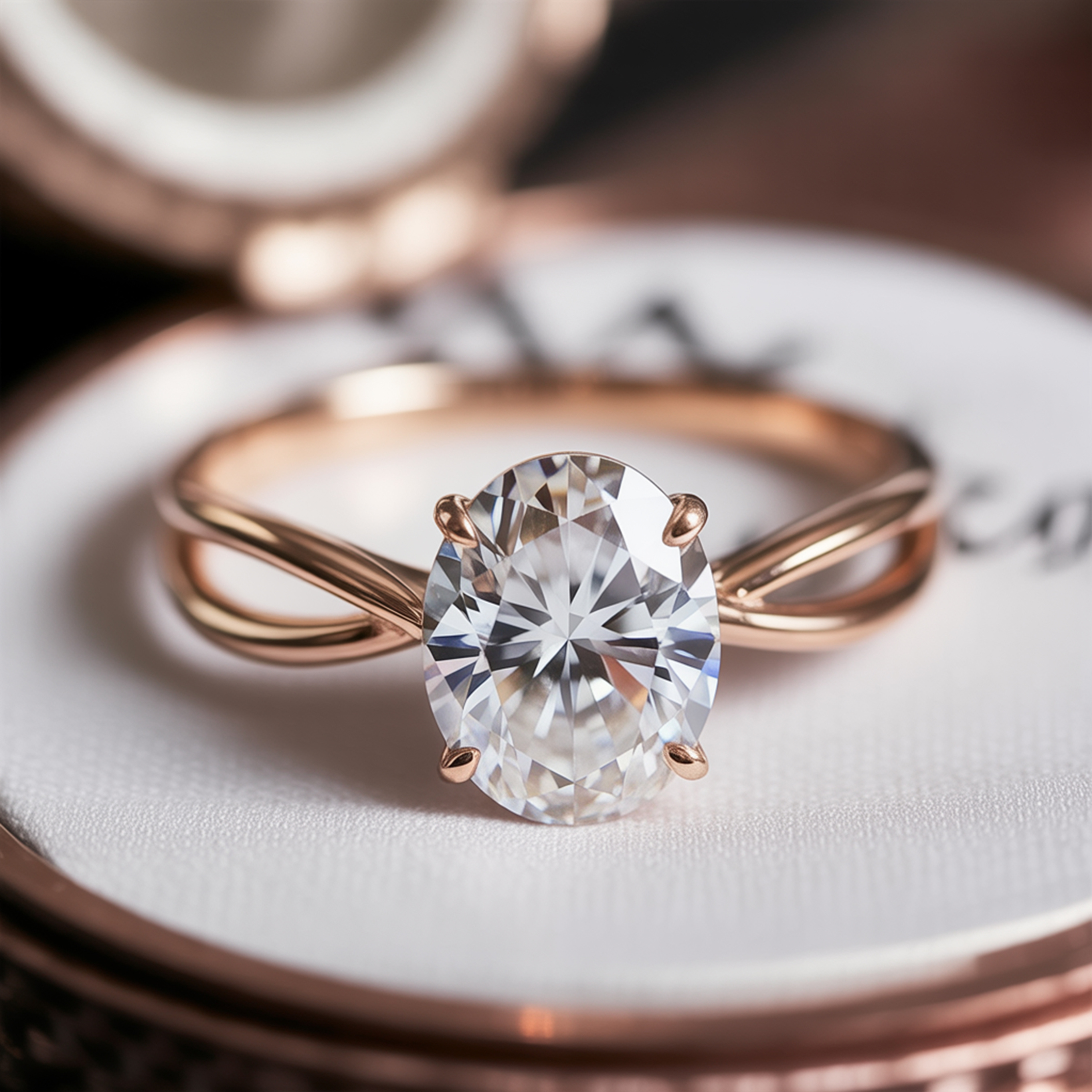 ルナ - インフィニティ モアサナイトリング