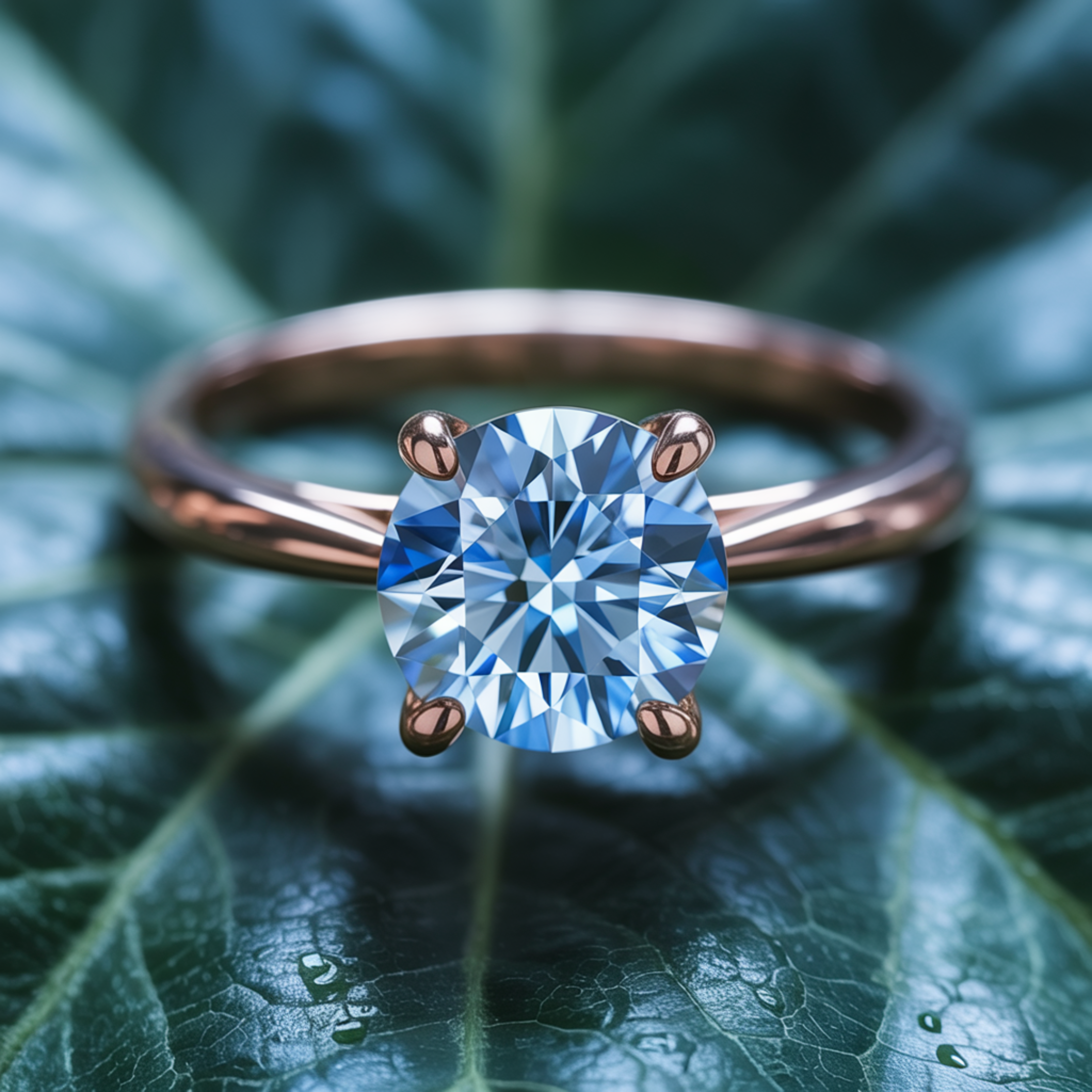 カタリーナ – ソリティア モアッサナイトリング