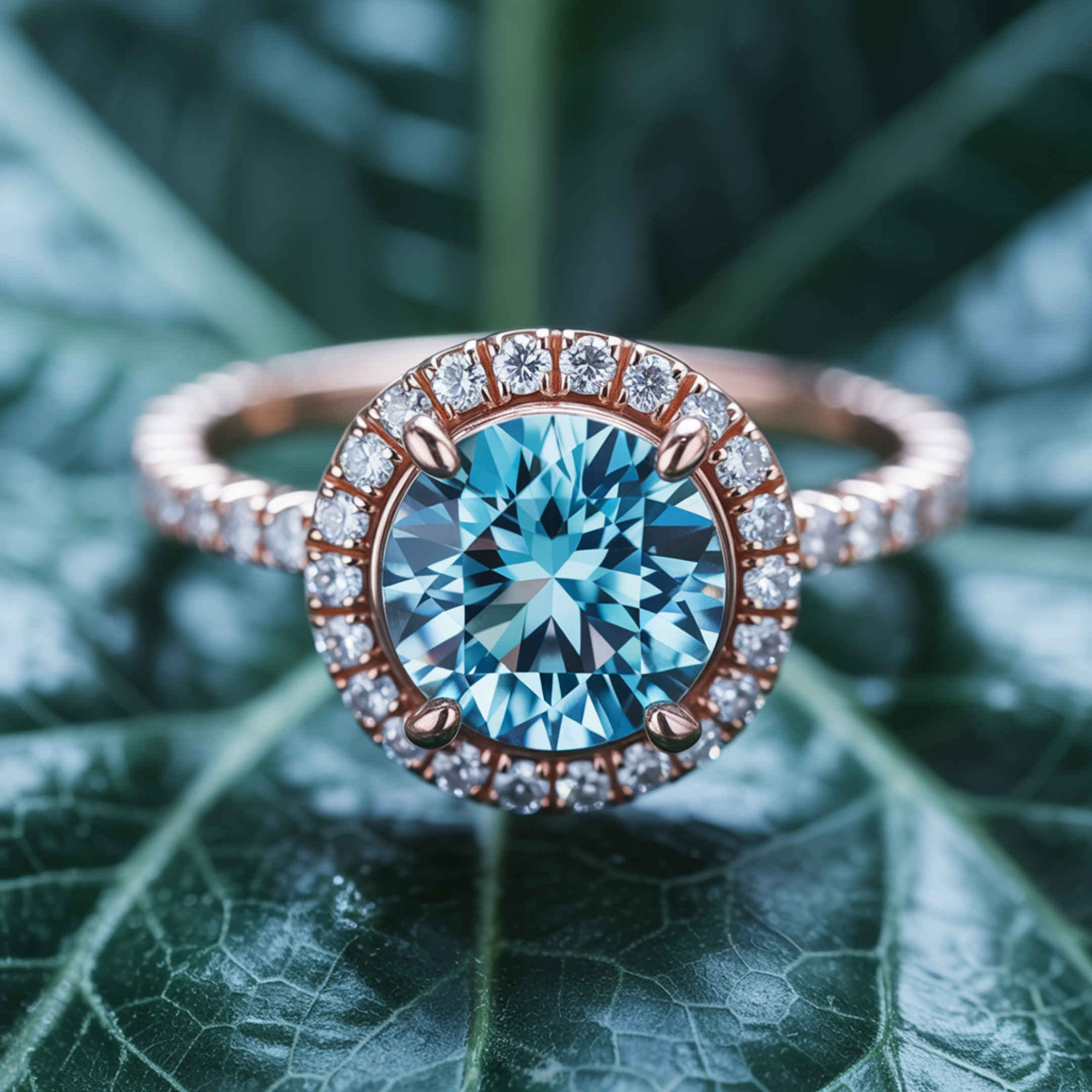 The Katalina – Halo Moissanite Ring
カタリナ – ハローモアッサナイトリング