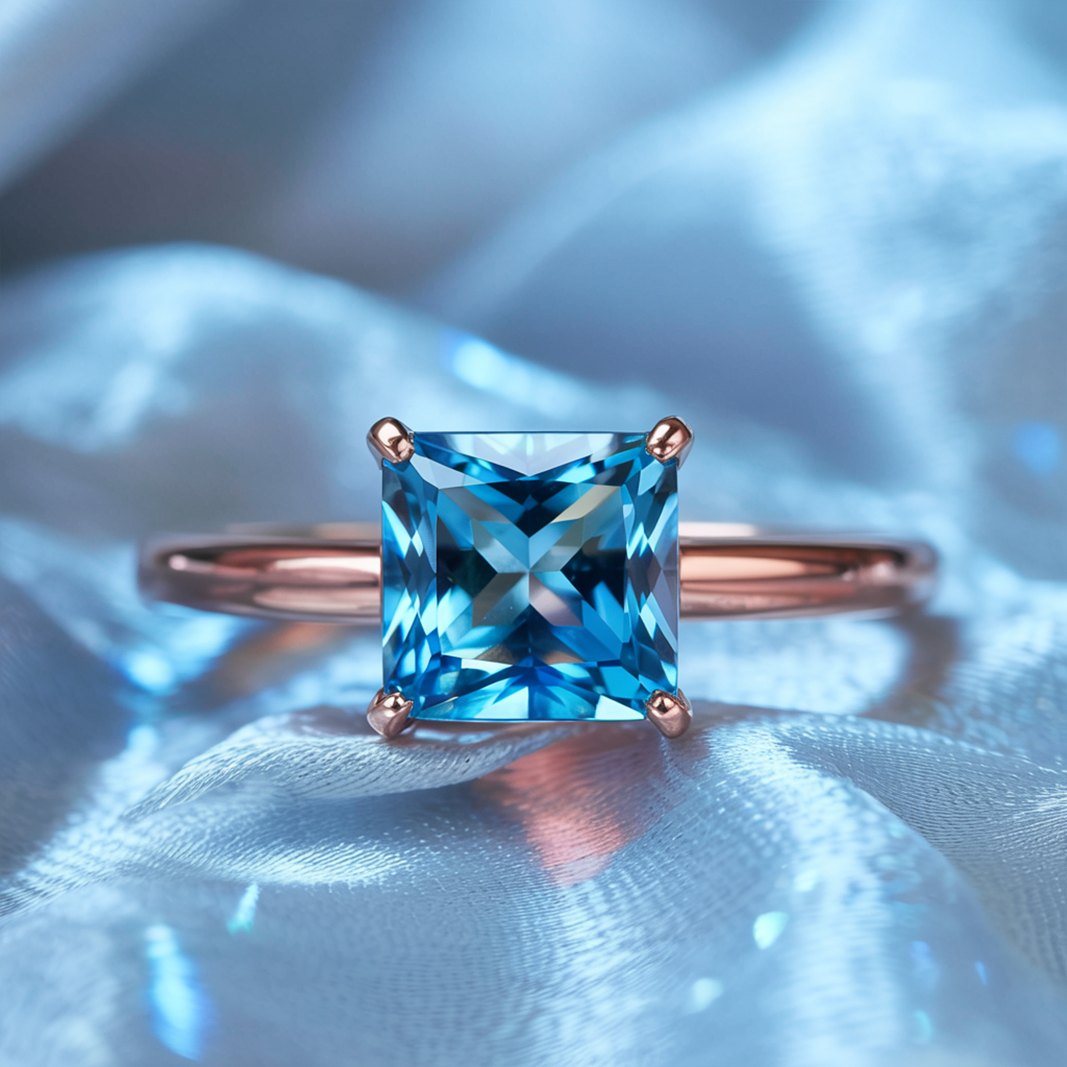 カテリーナ – ソリティア モアッサナイトリング