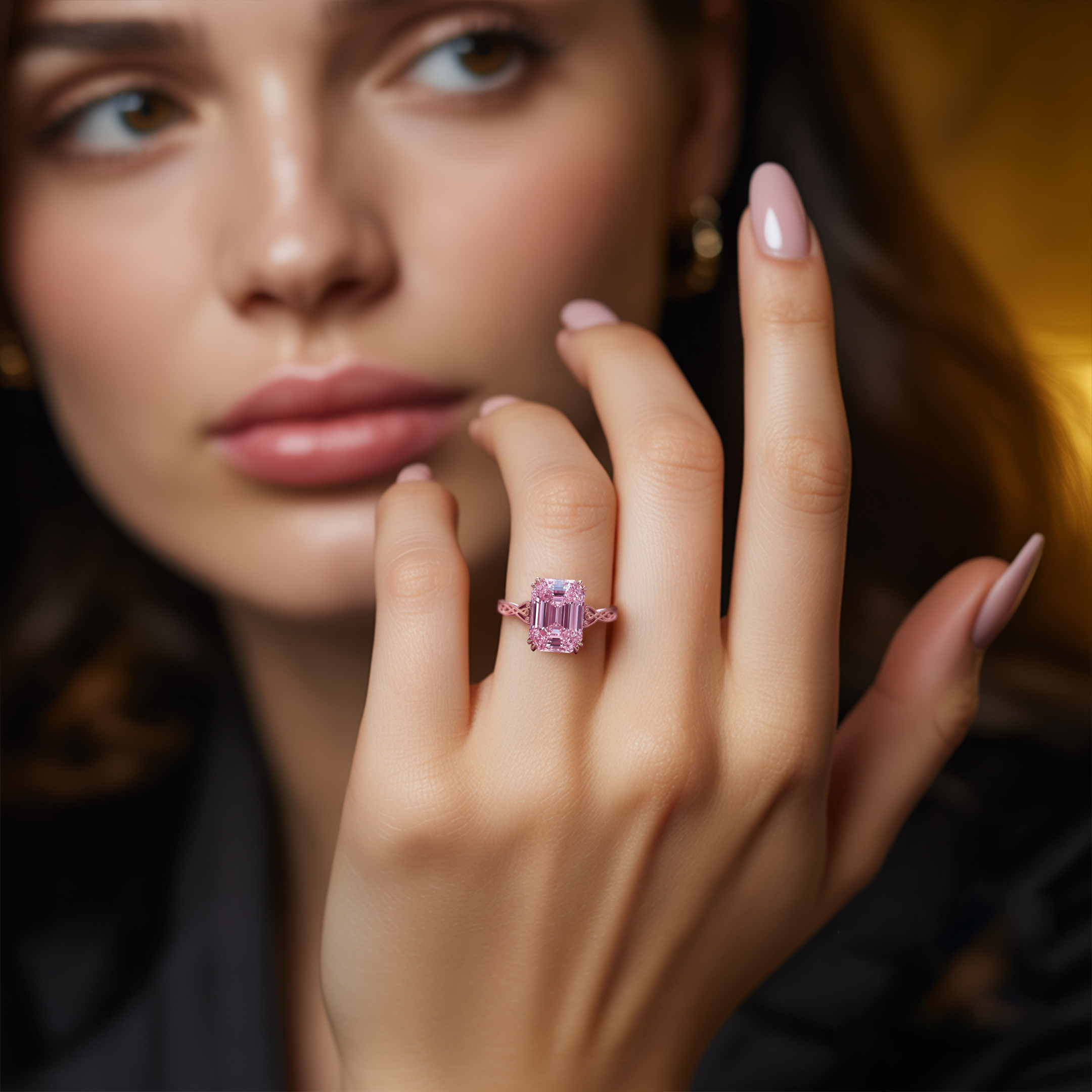 カミラ - ヴィンテージ モアッサナイトリング