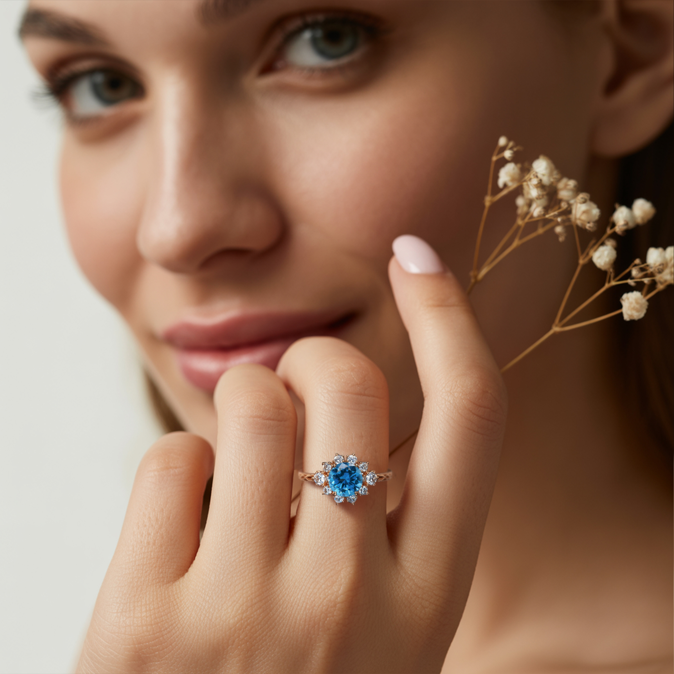 ベサニー - ヴィンテージ モアッサナイトリング