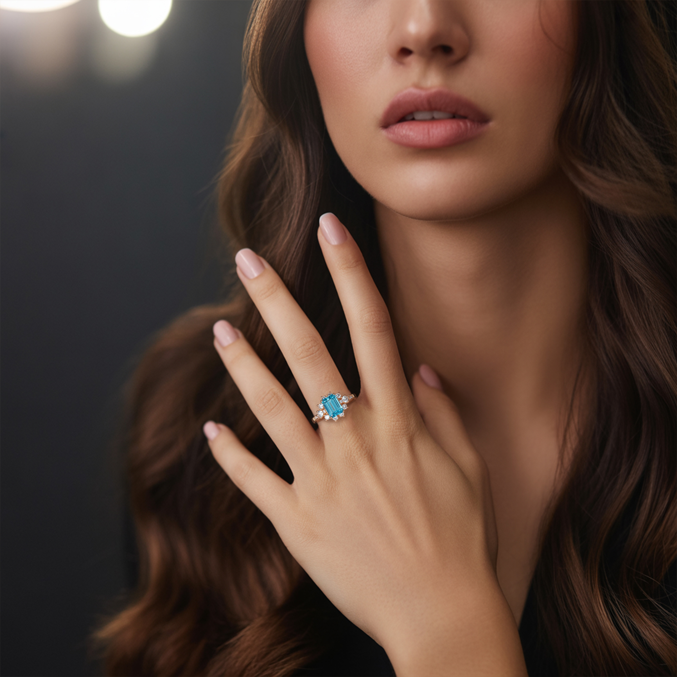 ベサニー - エメラルドカット