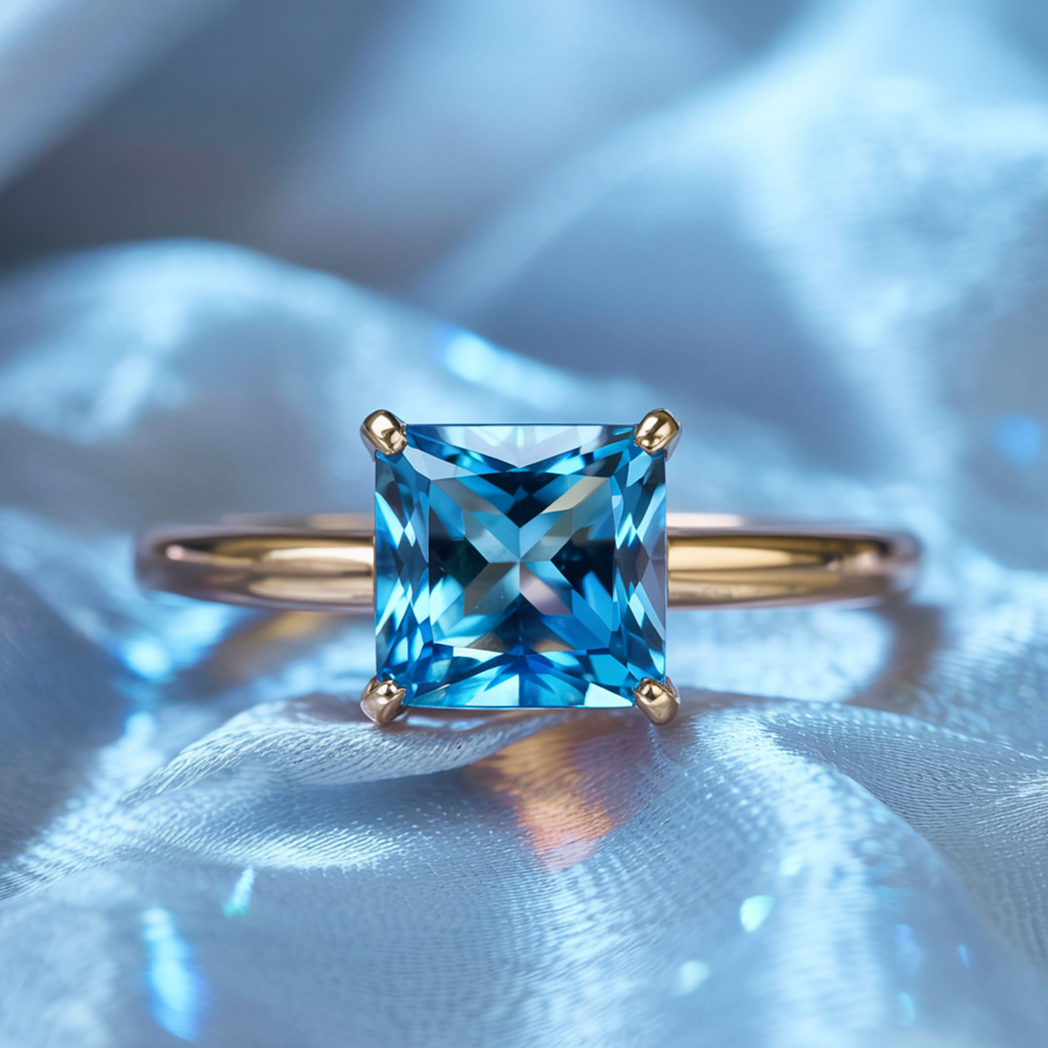 カテリーナ – ソリティア モアッサナイトリング