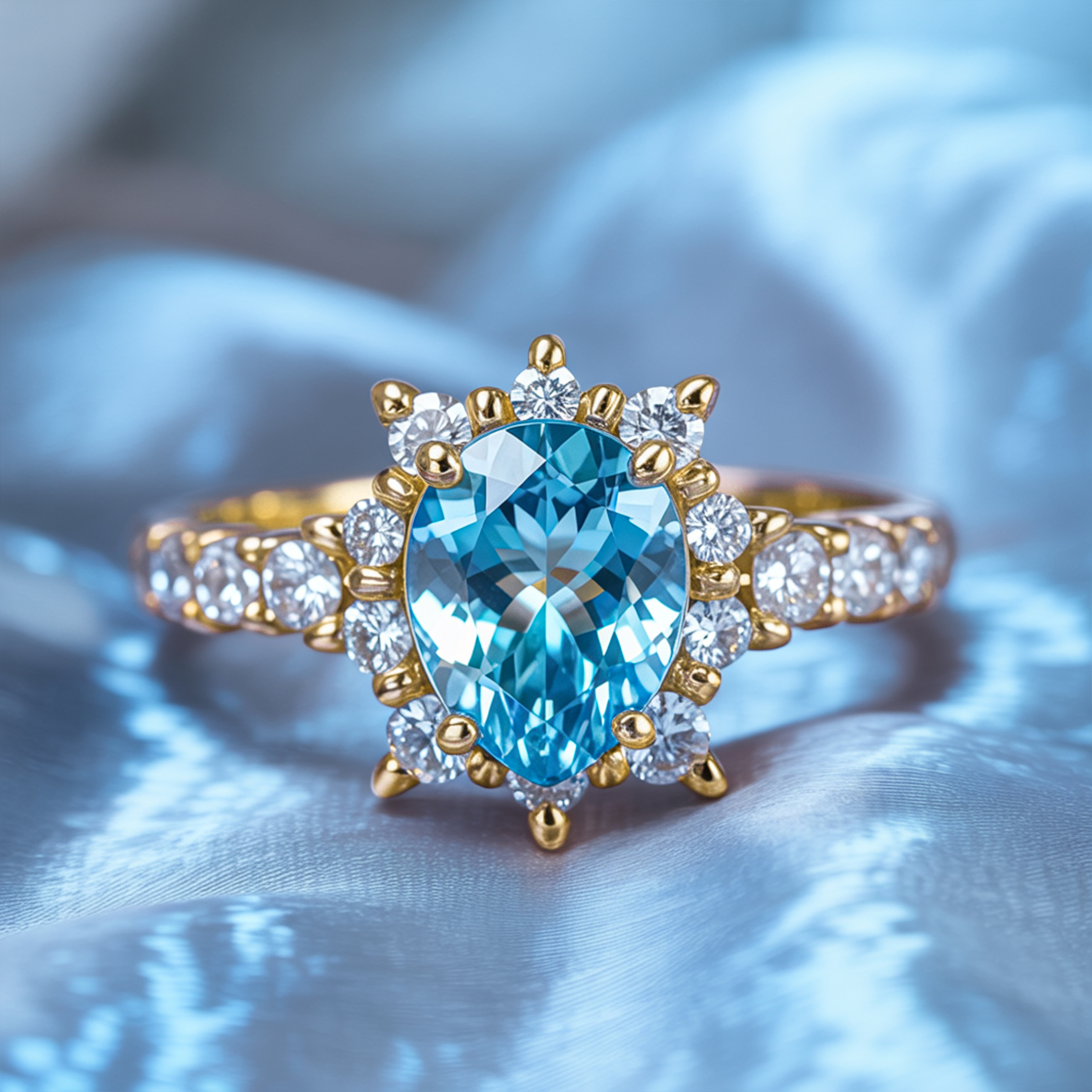 カテリーナ ペアカット モアッサナイトリング