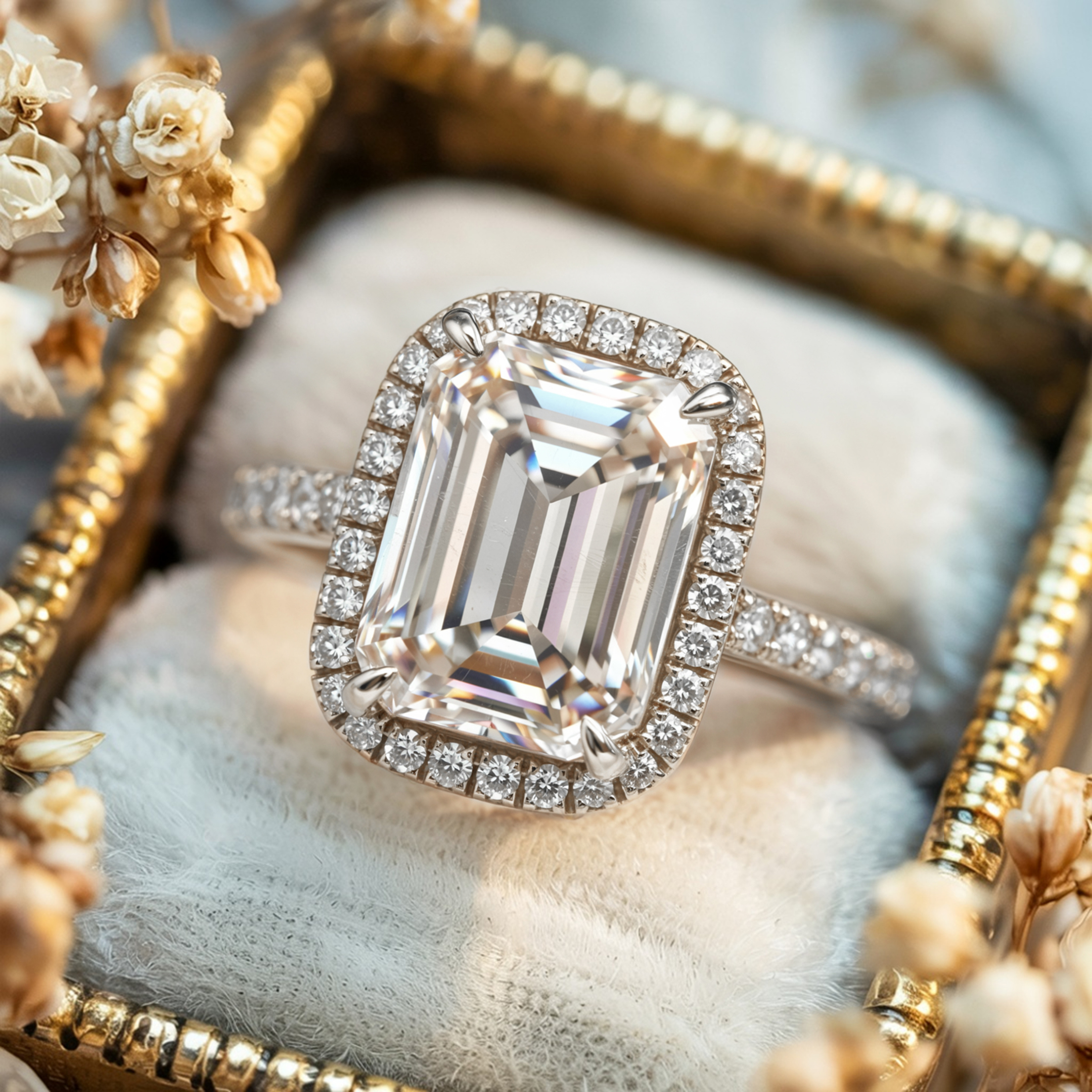 ベラ・ジュエル – ハローモアッサナイトリング