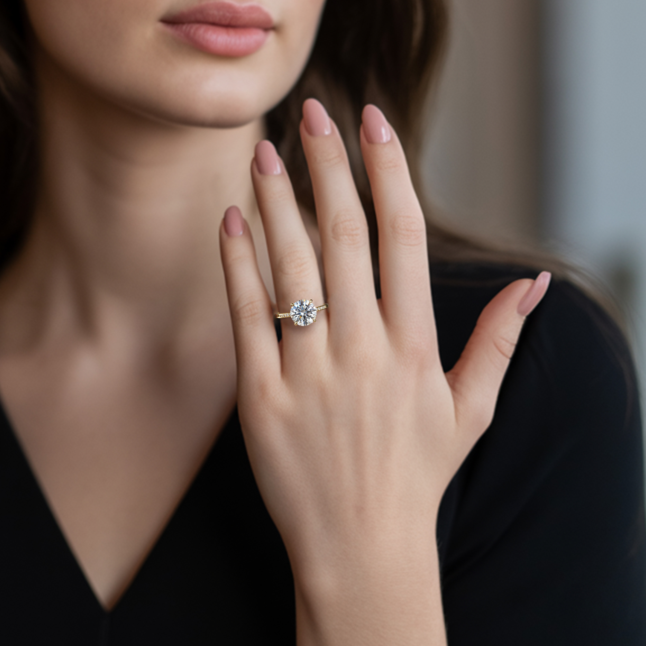 オパライン - ラウンドカット