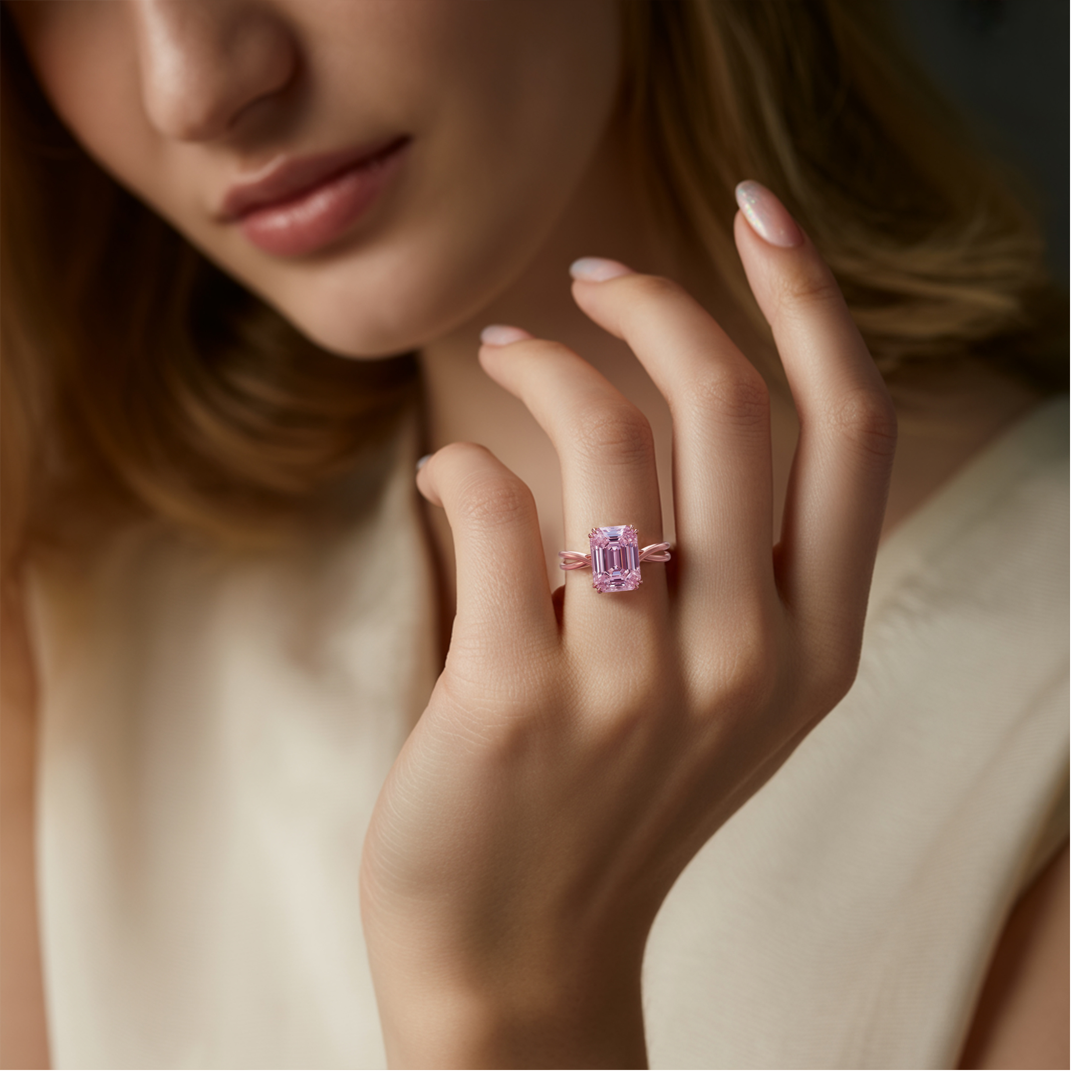 カミラ - インフィニティ モアッサナイトリング