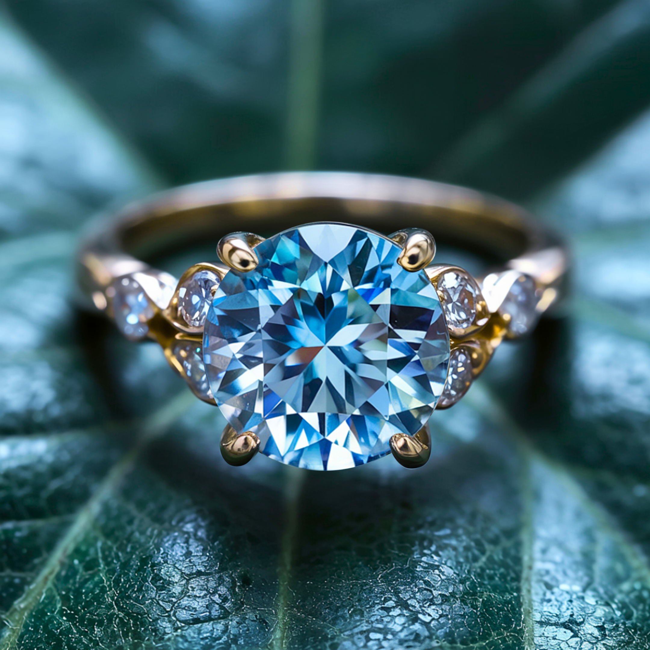 カタリナ 5CT ラウンドカット モアッサナイトリング