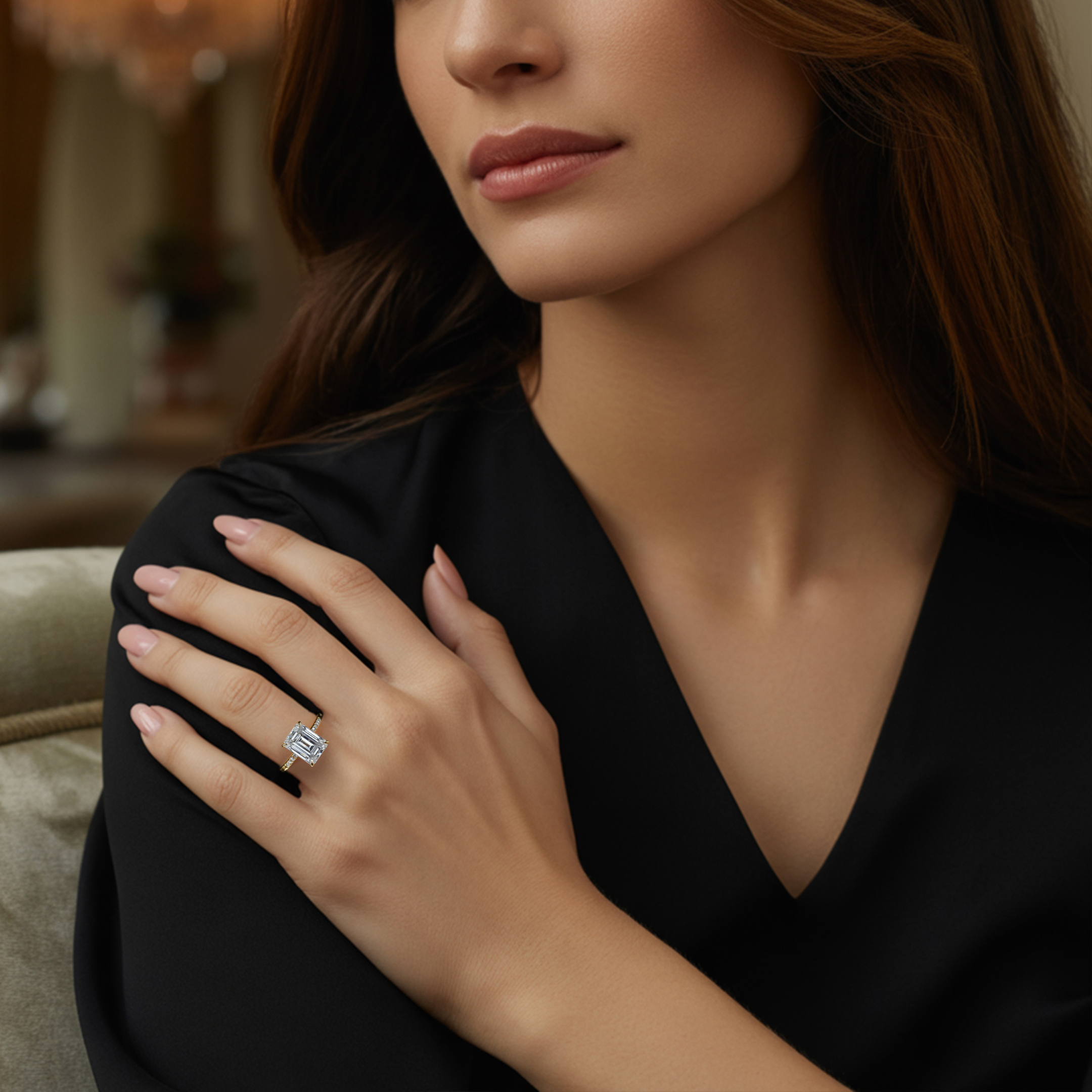 オパライン - エメラルドカット