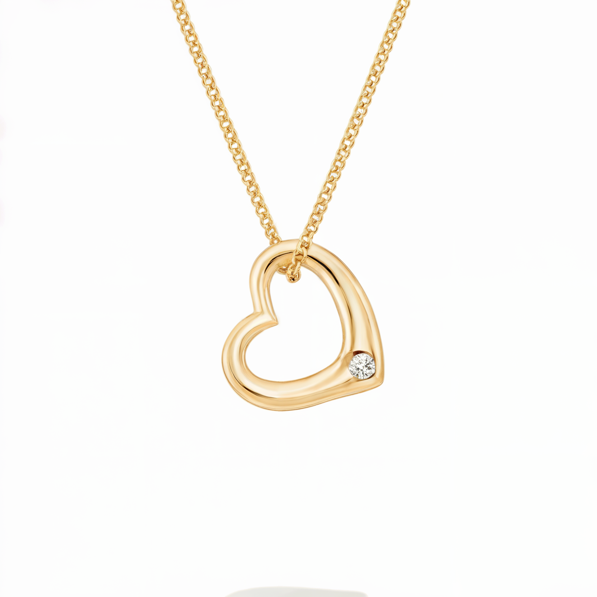 Eternal Love Diamond Heart Necklace