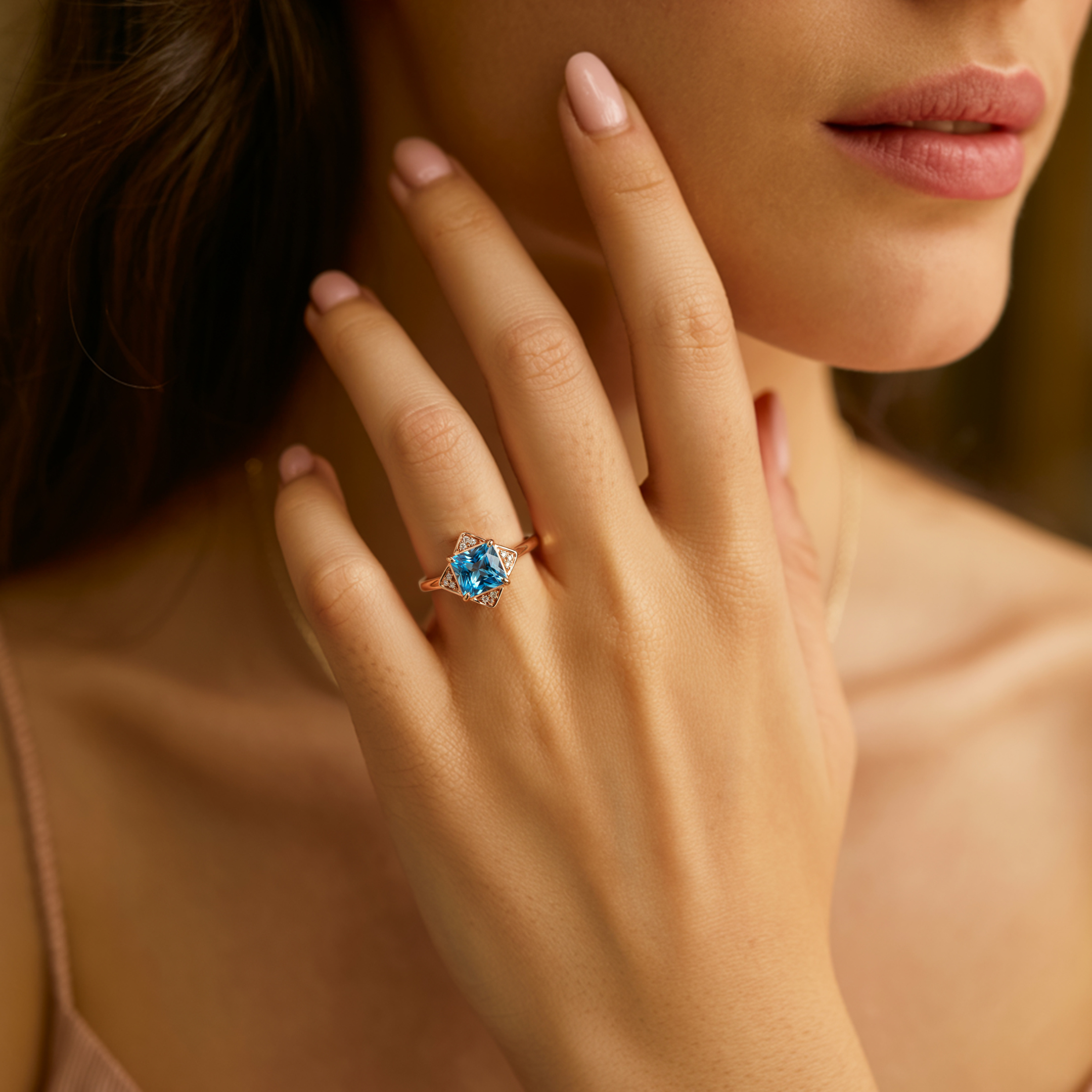 カテリーナ – ヴィンテージ モアッサナイトリング