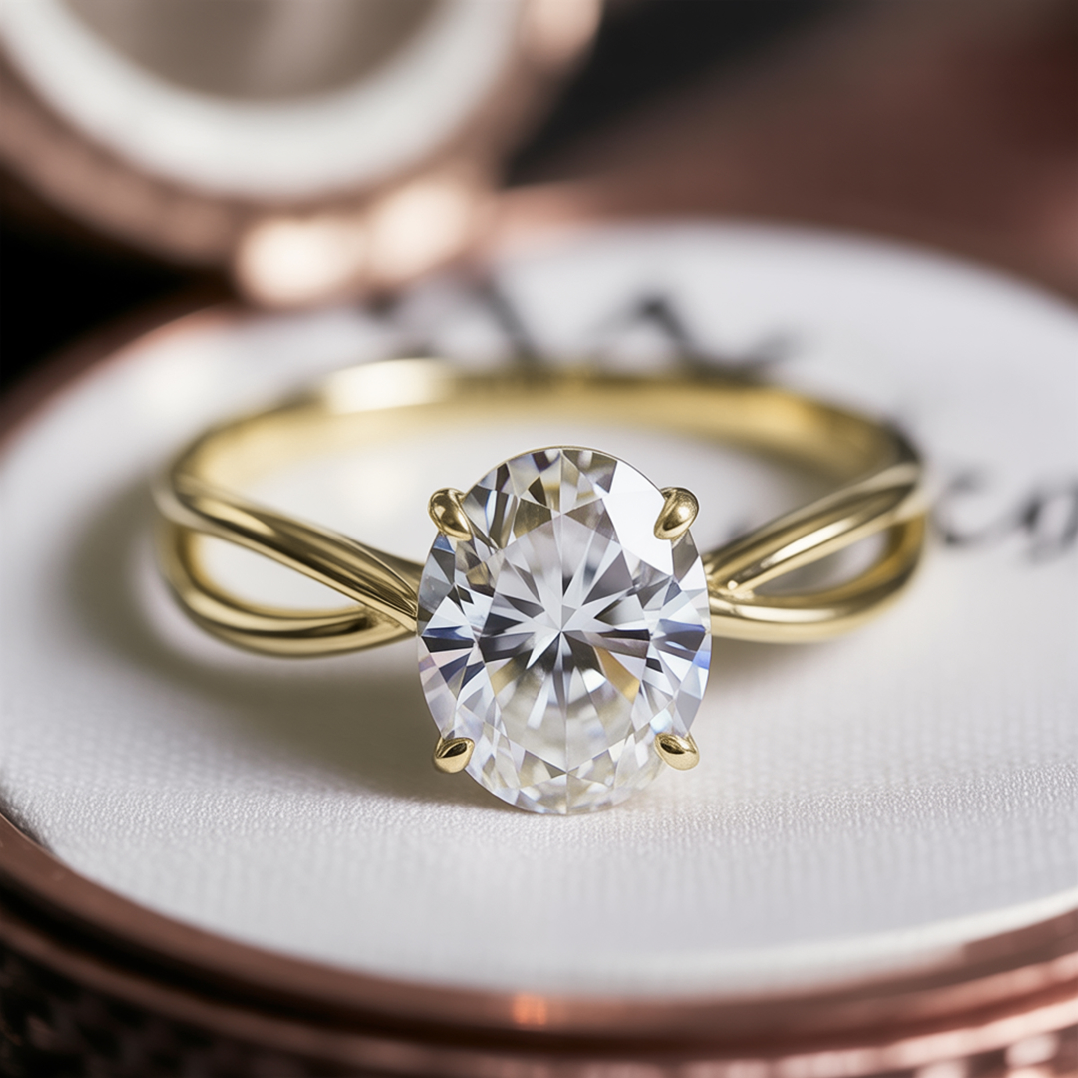 ルナ - インフィニティ モアサナイトリング