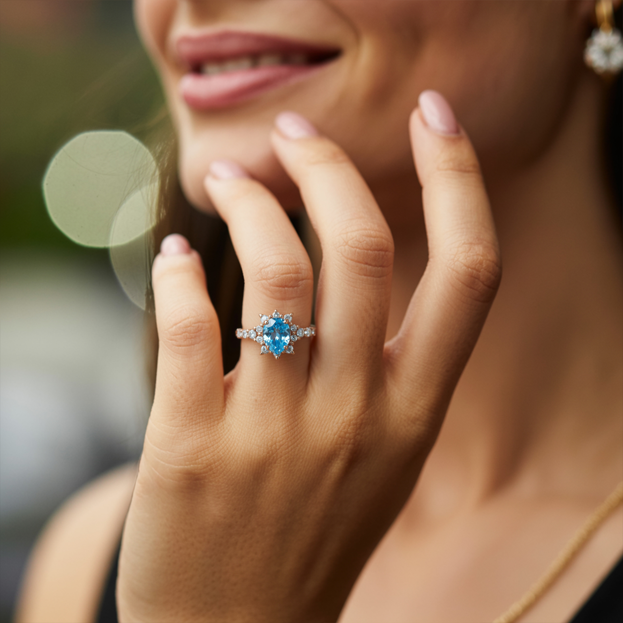 カテリーナ ペアカット モアッサナイトリング