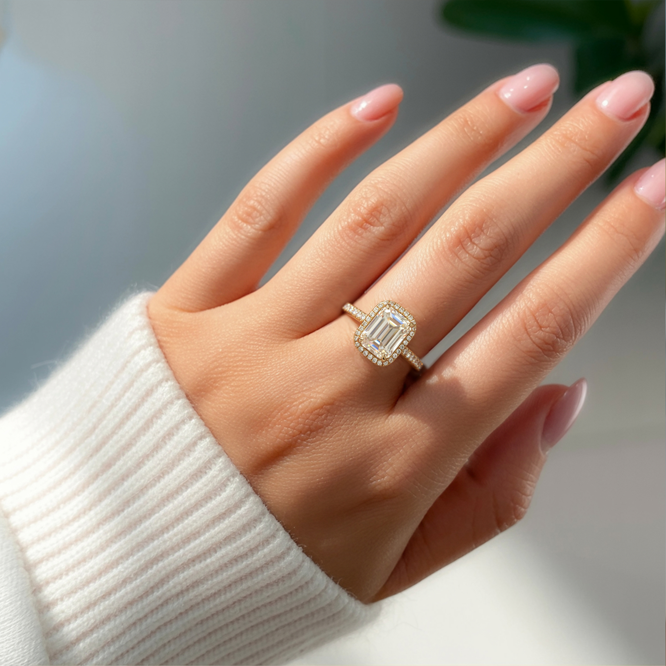 ベラ・ジュエル – ハローモアッサナイトリング