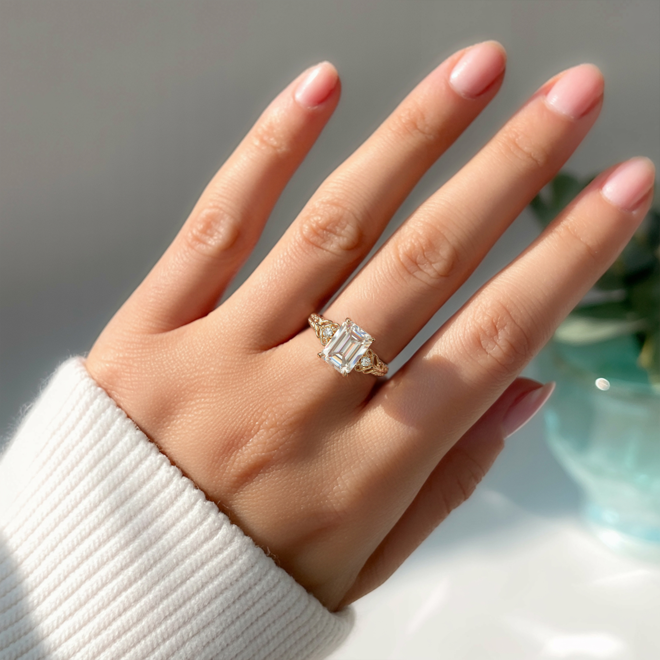 ベラ・ジュエル – ヴィンテージ モアッサナイトリング