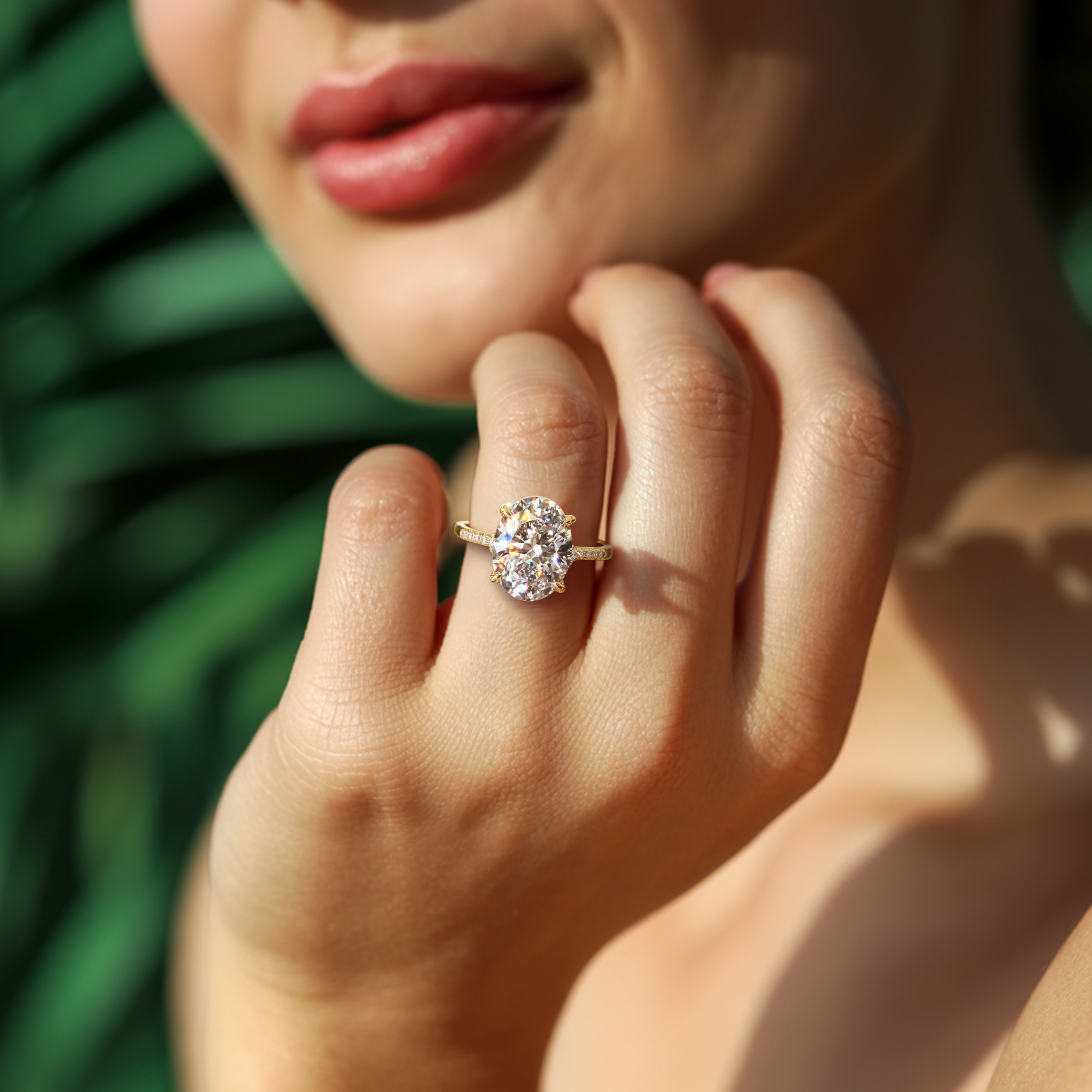 Luna 5CT オーバルカット モアサナイトリング | 未来の妻へ