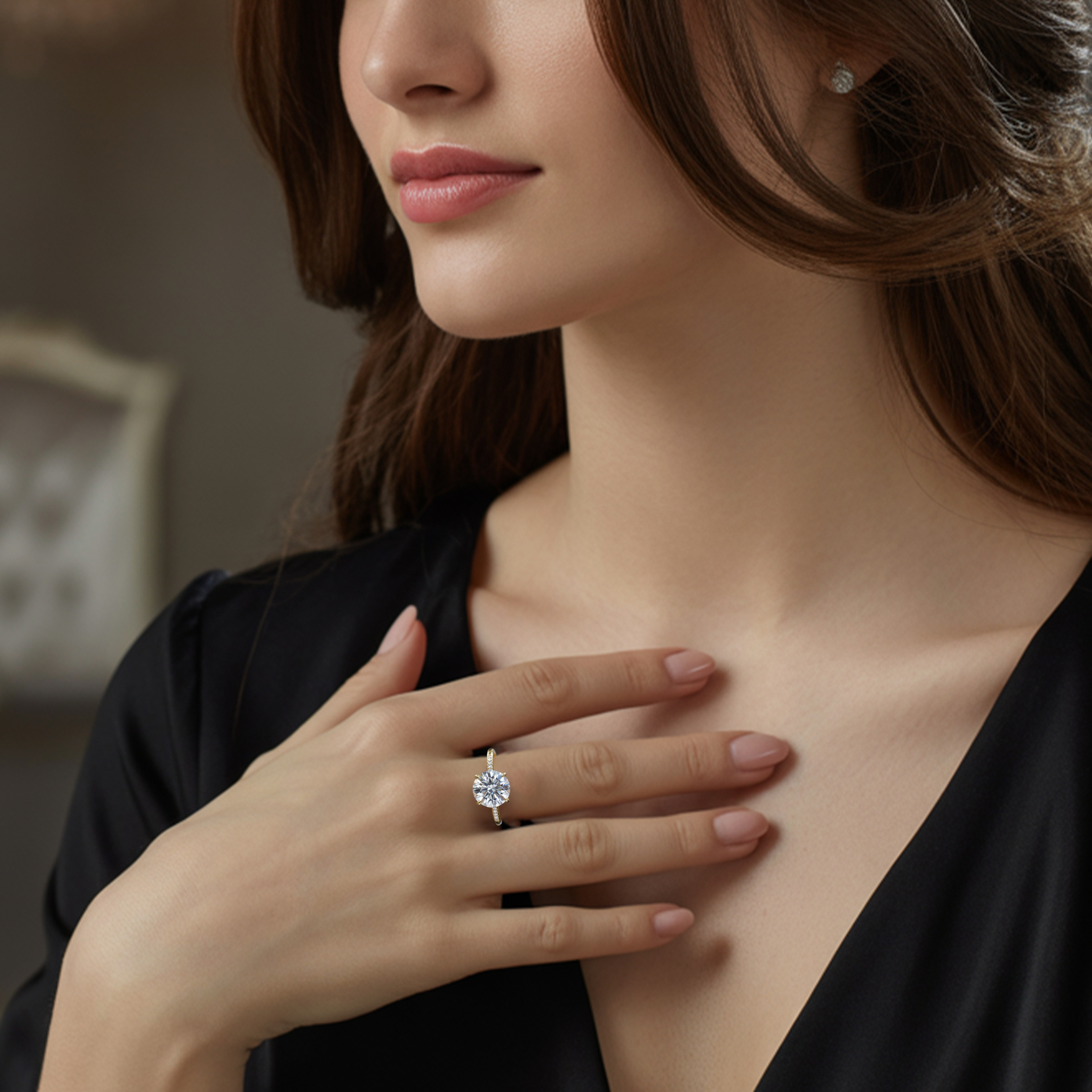 オパライン - ラウンドカット