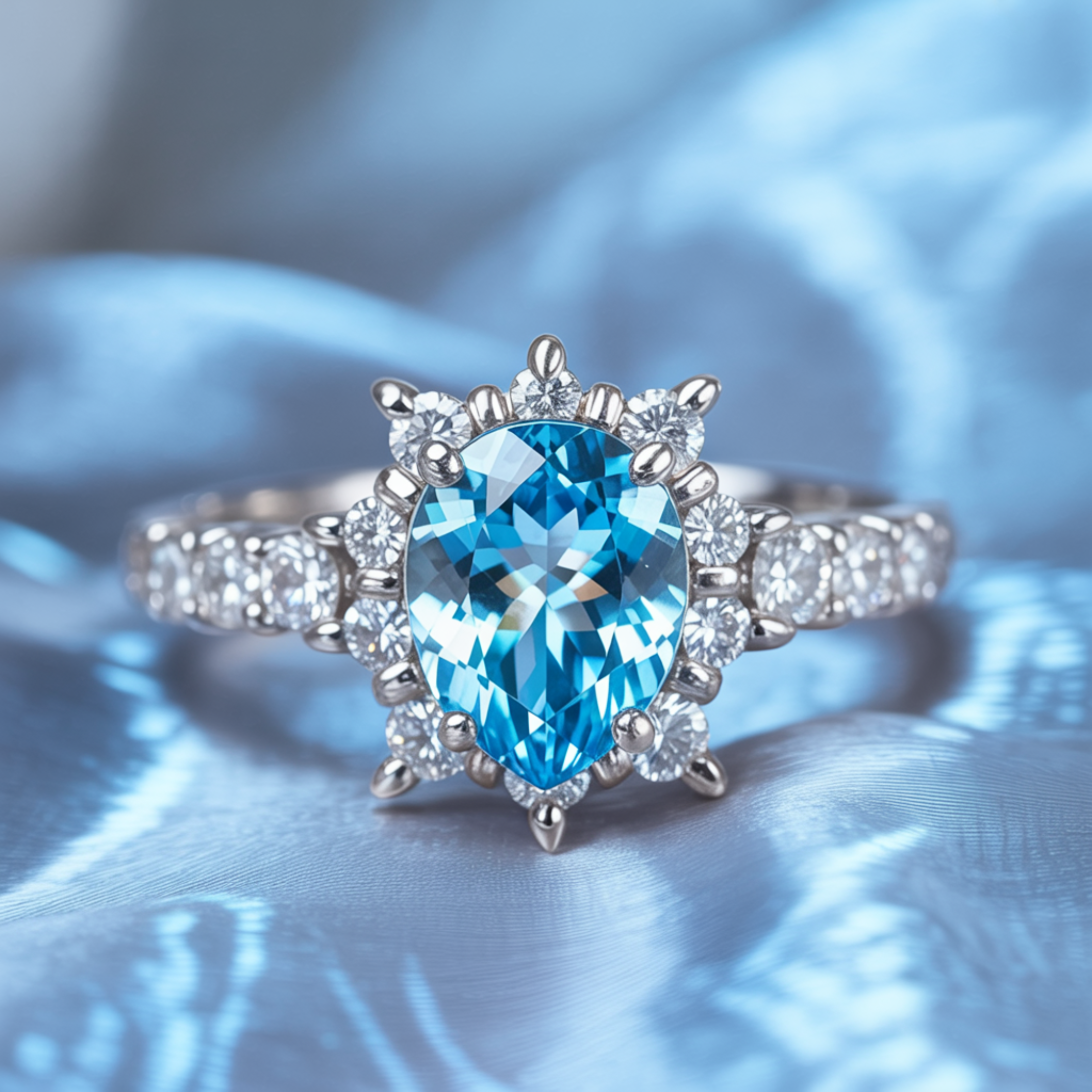 カテリーナ ペアカット モアッサナイトリング