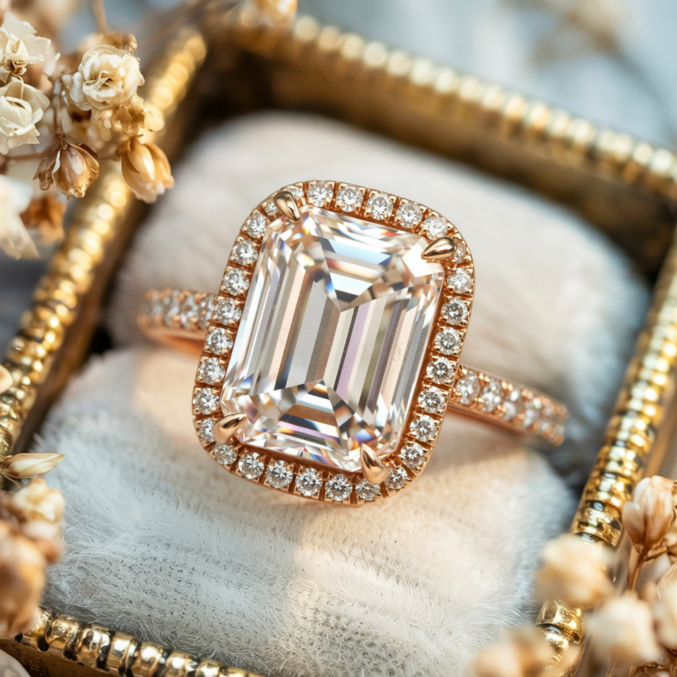 ベラ・ジュエル – ハローモアッサナイトリング