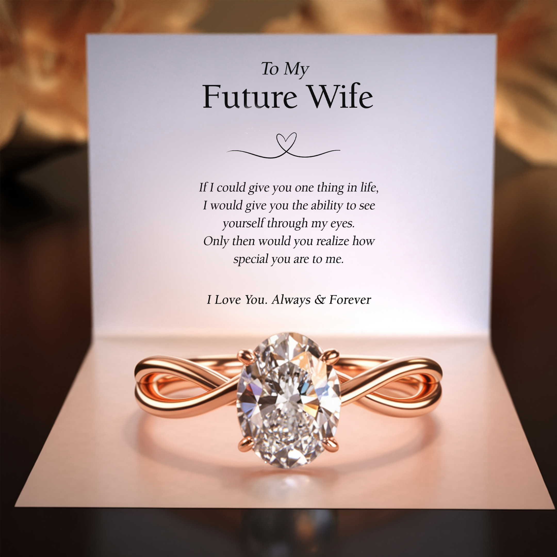 ルナ – インフィニティ モアッサナイトリング