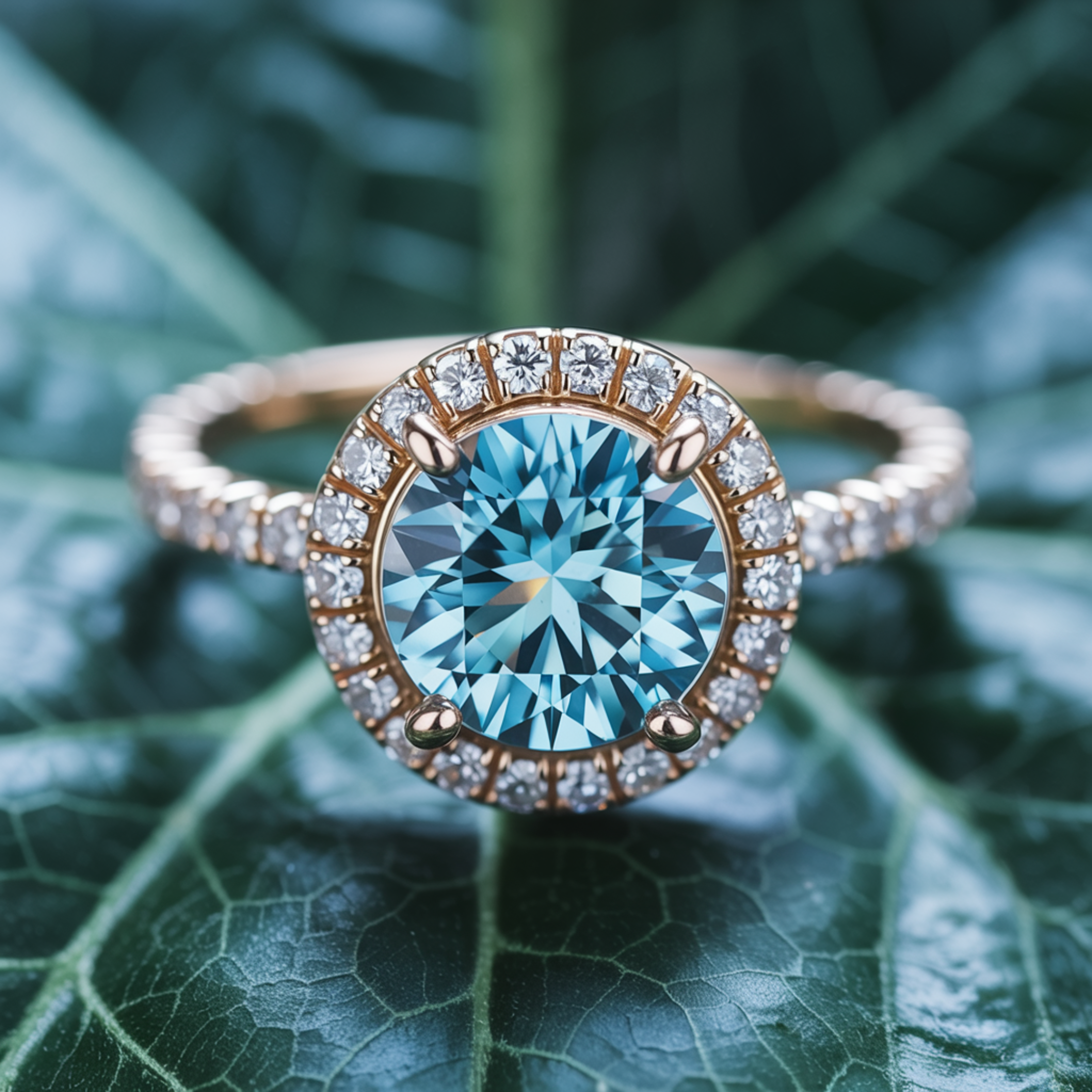 The Katalina – Halo Moissanite Ring
カタリナ – ハローモアッサナイトリング