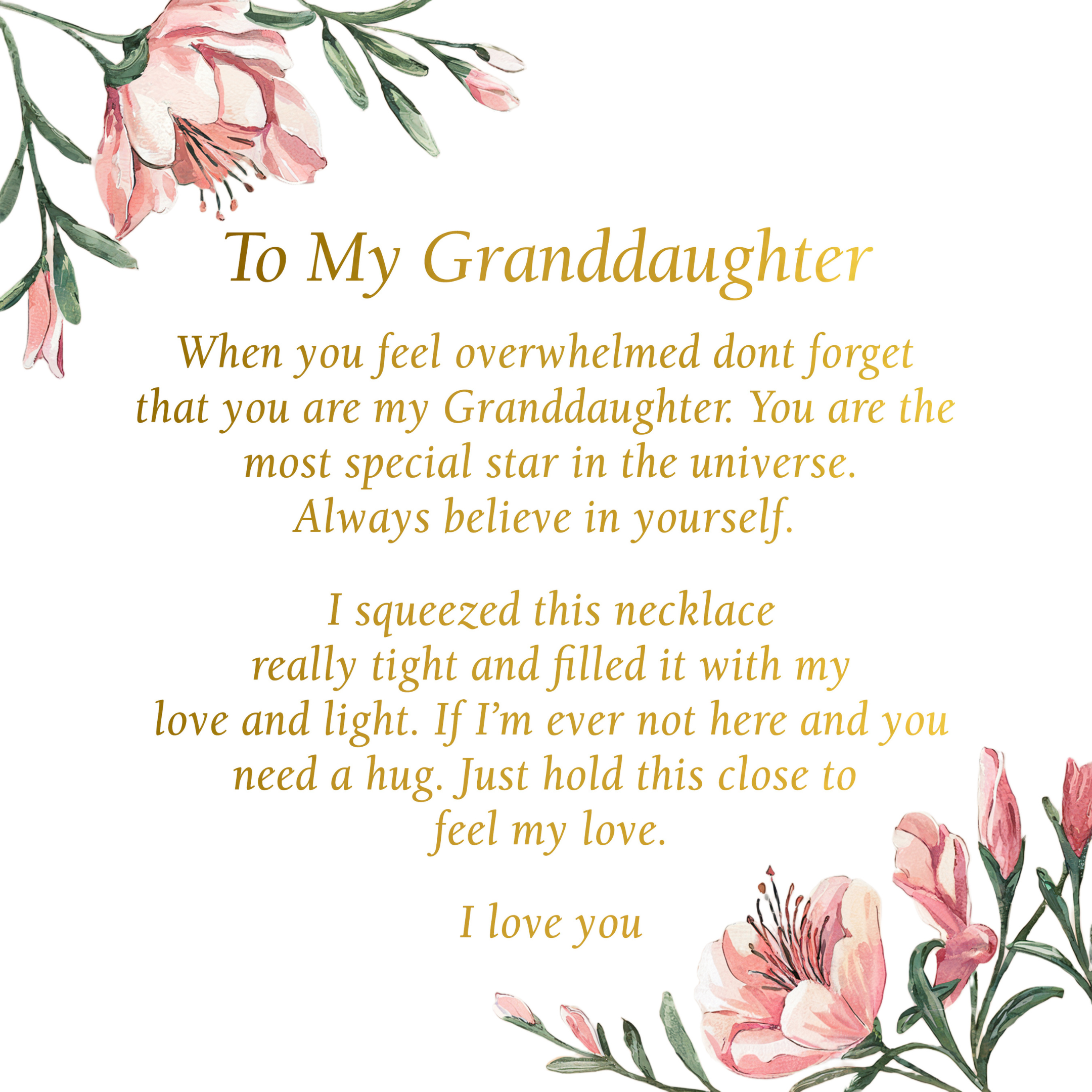 To My Granddaughter | The Celestial Star Gift Bundle
