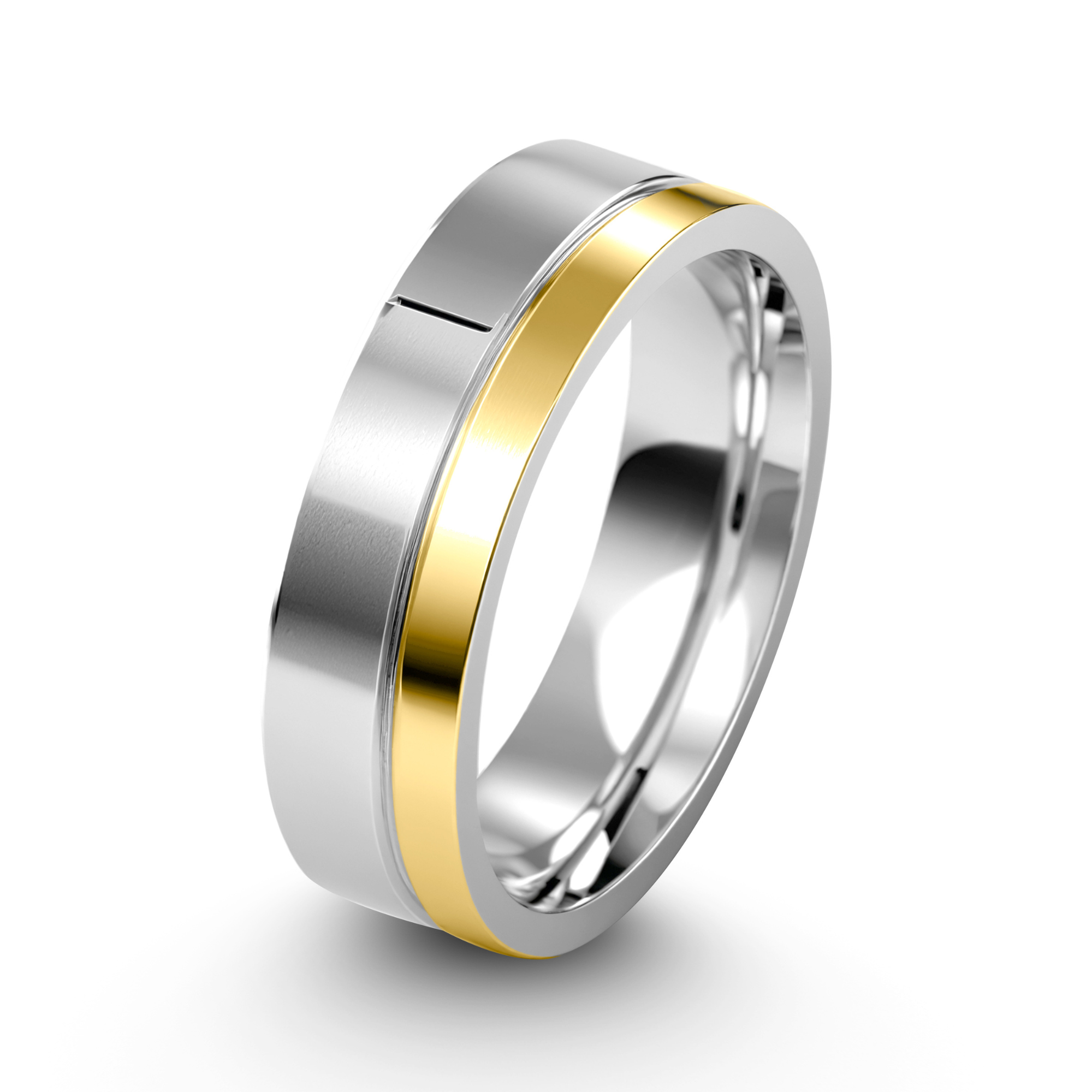 チャネルセット ダイヤモンド メンズリング