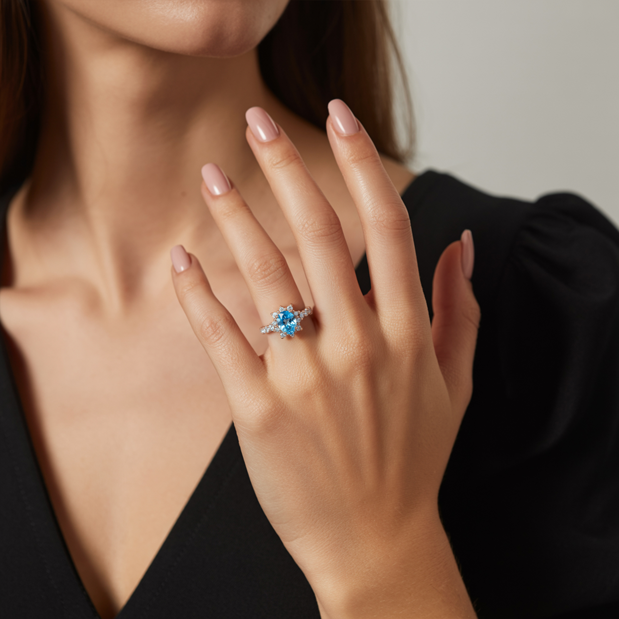 カテリーナ ペアカット モアッサナイトリング