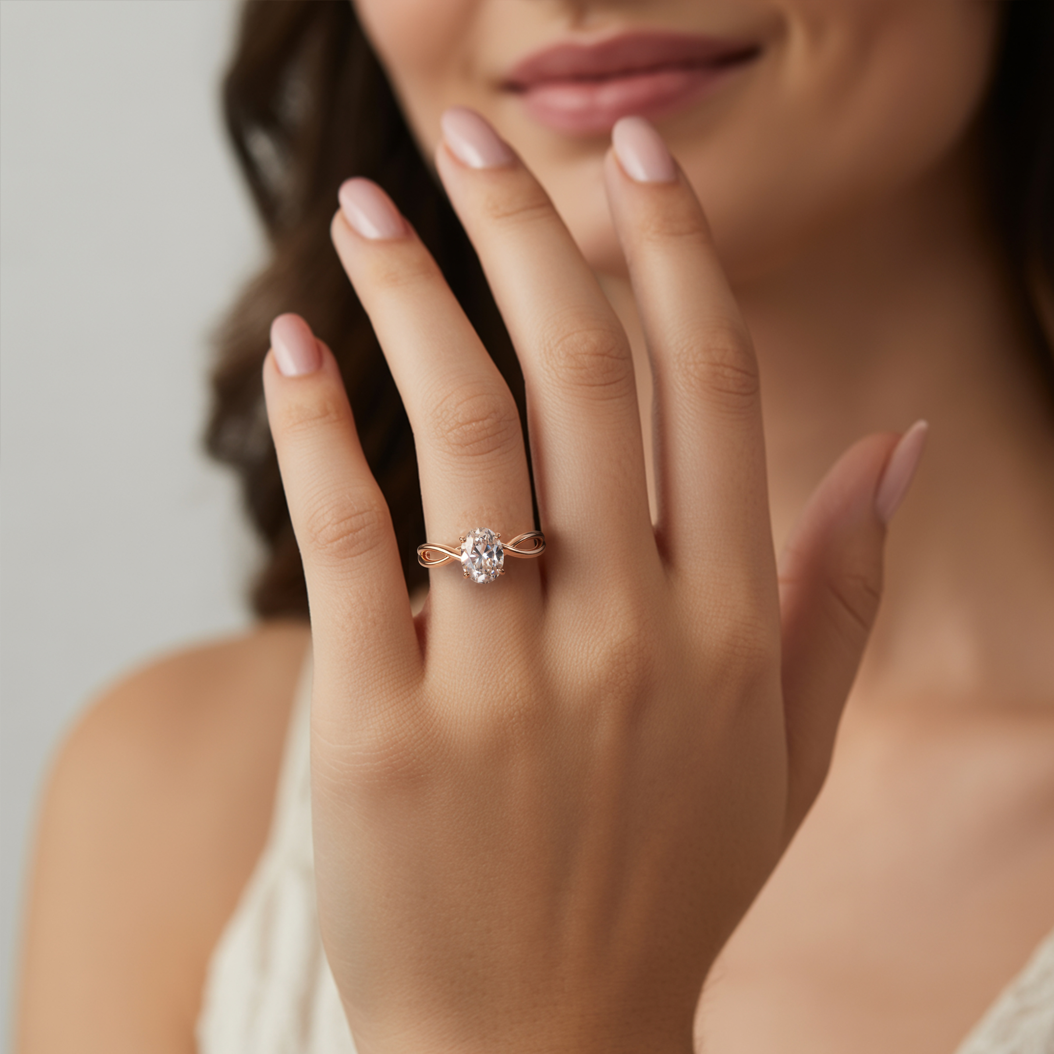 ルナ – インフィニティ モアッサナイトリング