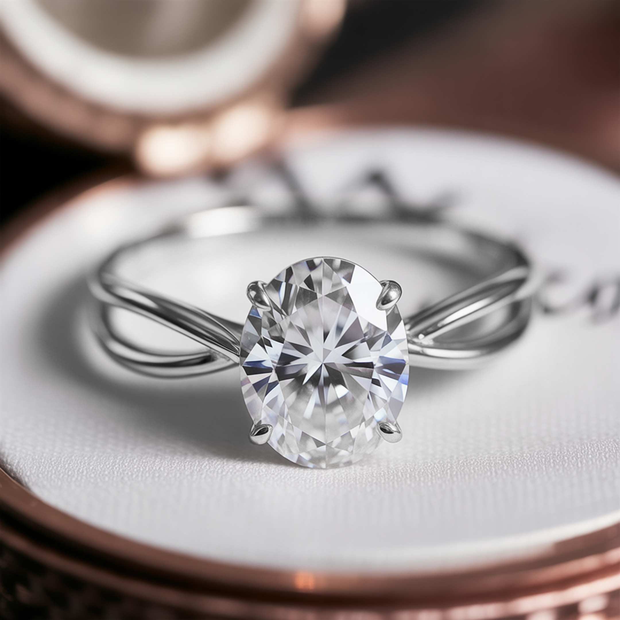 ルナ - インフィニティ モアサナイトリング