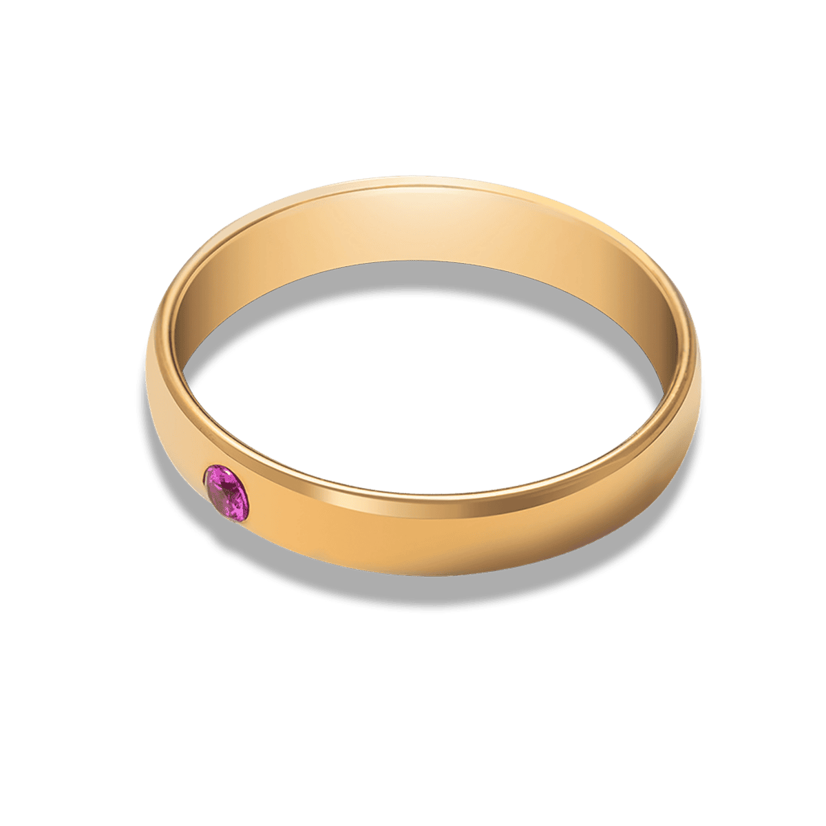 パーソナライズされた家族の誕生石積み重ね可能ネームリング - ステンレススチール