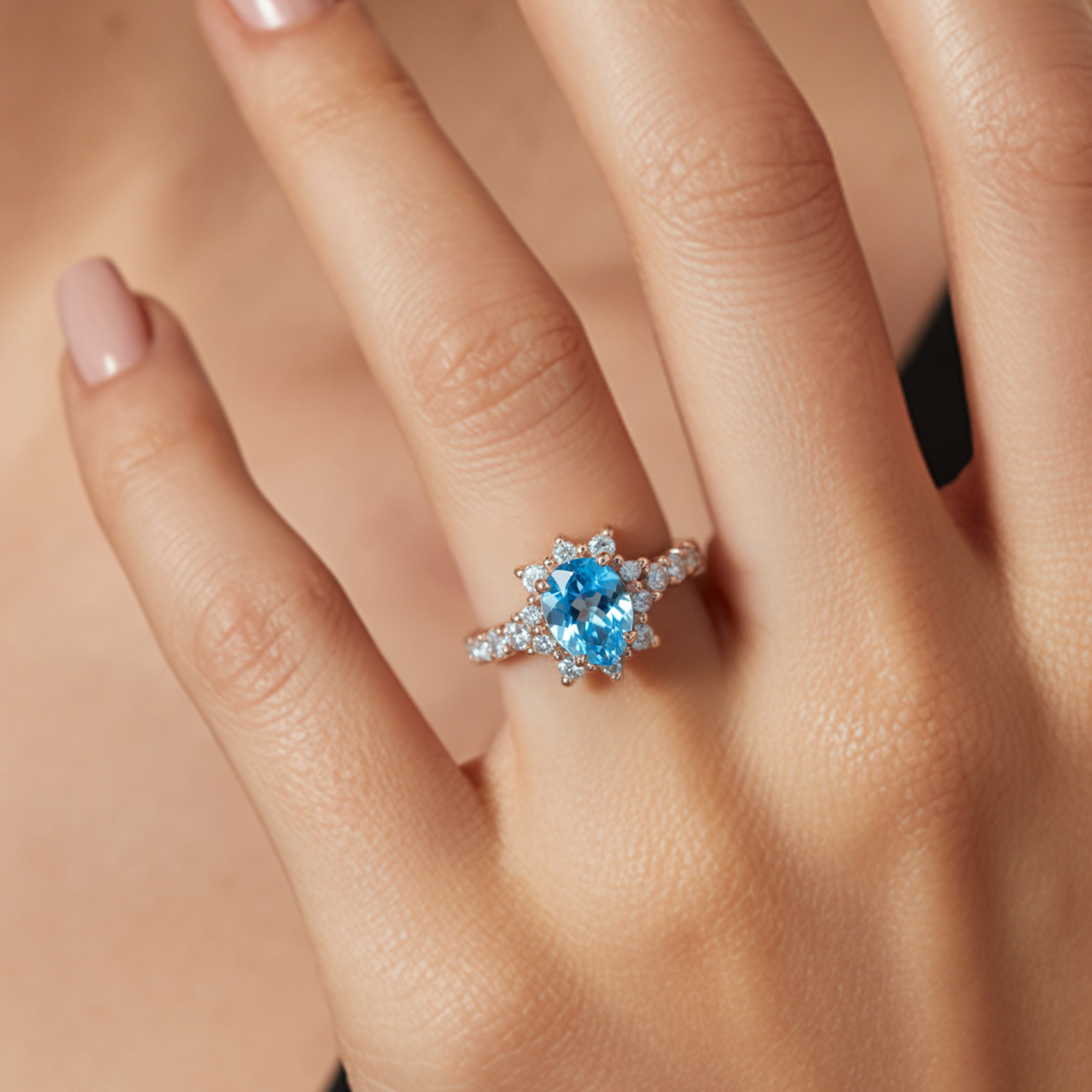 カテリーナ ペアカット モアッサナイトリング