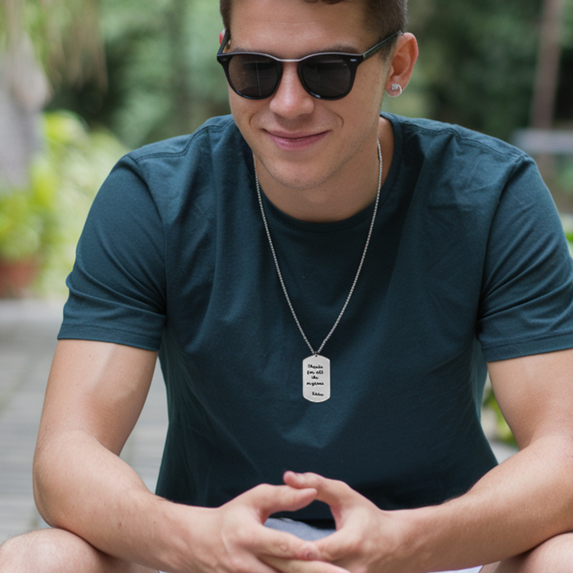 愛するあなたへ、あなたが私を完成させる | ドッグタグネックレス