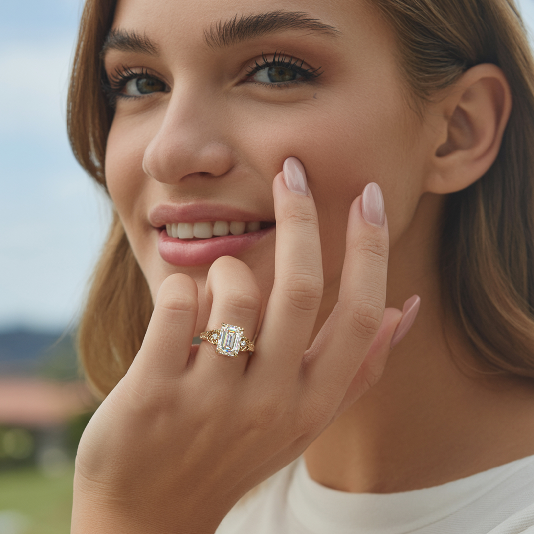 ベラ・ジュエル – ヴィンテージ モアッサナイトリング