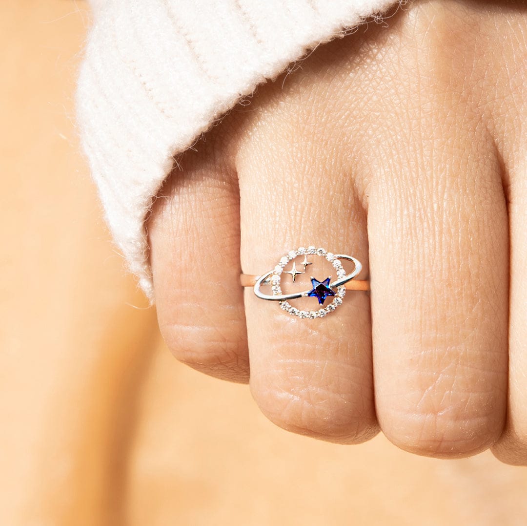 特別な星のリング - S925スターリングシルバー