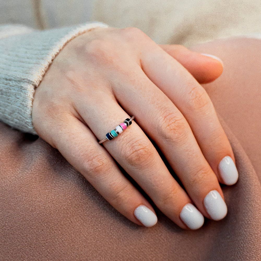 娘へ | 不安軽減エナメル フィジェットリング