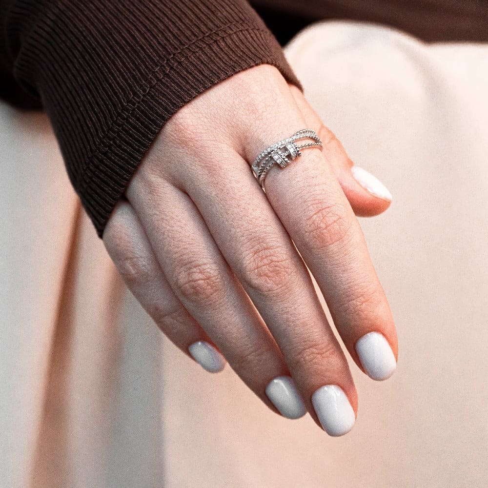 娘へ | 不安を解消 | S925 fidget リング