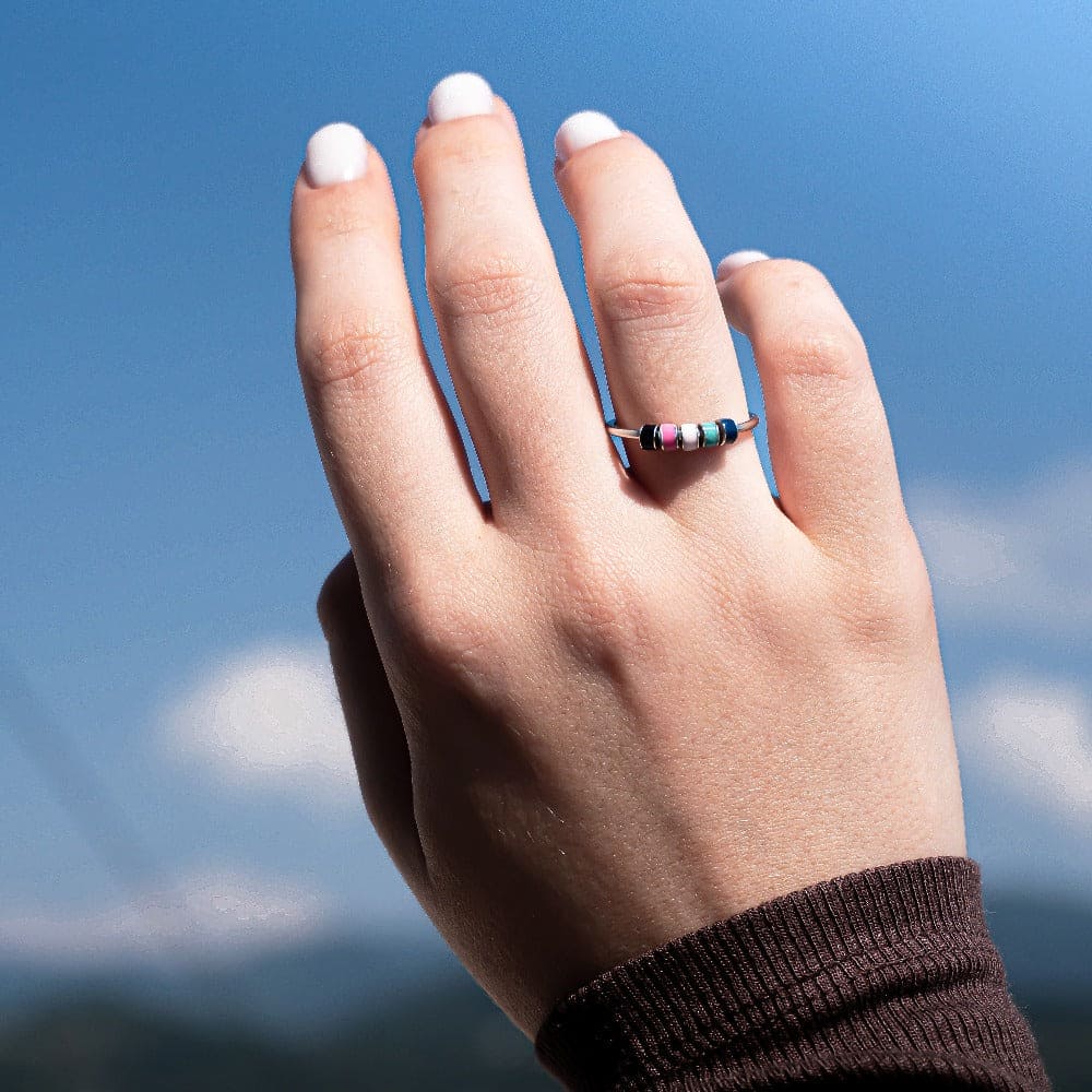 娘へ | 不安軽減エナメル フィジェットリング