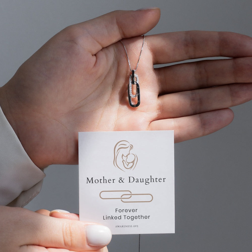 母 & 娘 | 永遠に繋がっている | S925 ネックレス