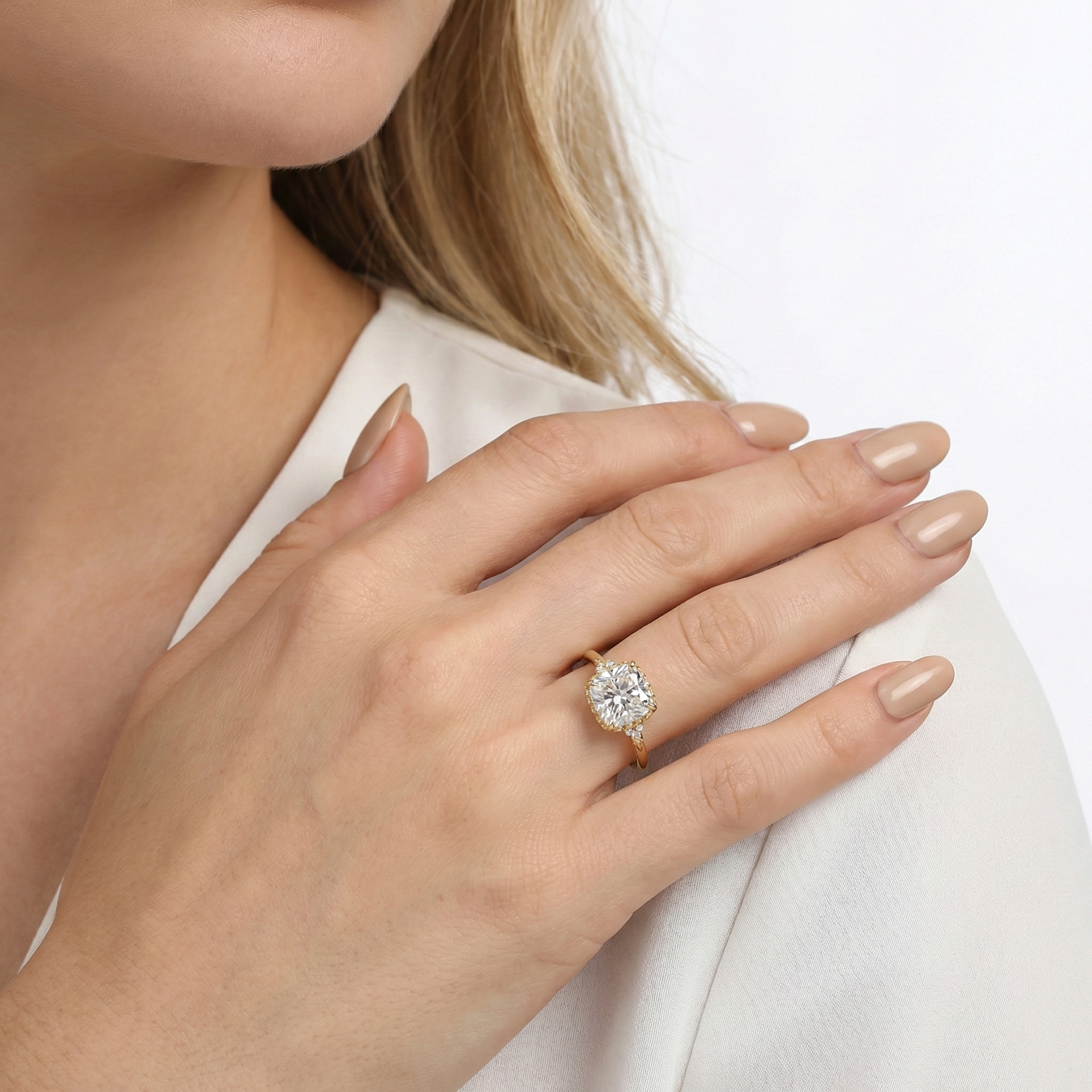 The Mirellia Solitaire - 18K Gold Vermeil