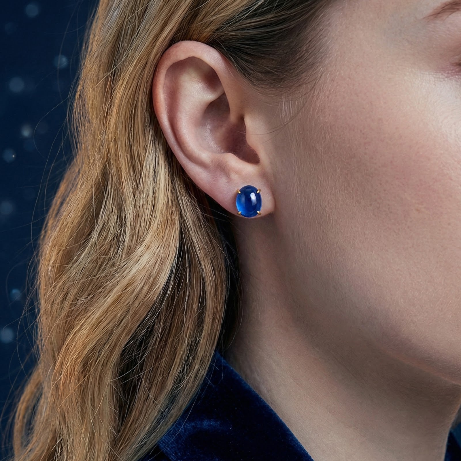 The Azurene Studs - 18K Gold Vermeil